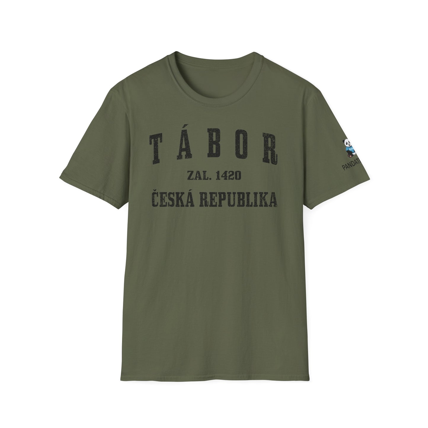 Tábor Česká republika, Vintage Design Tee, Unisex Graphic Shirt, Travel Souvenir Shirt, Gift for History Buffs