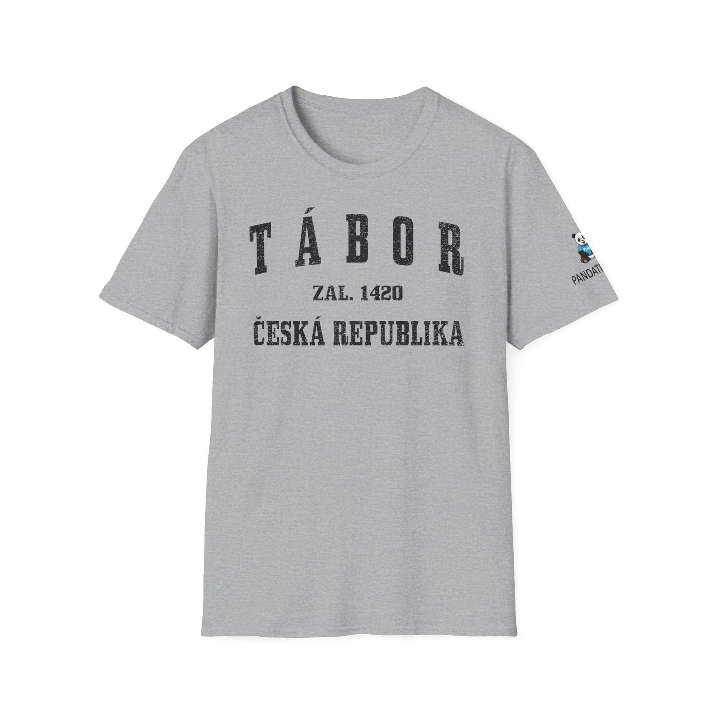 Tábor Česká republika, Vintage Design Tee, Unisex Graphic Shirt, Travel Souvenir Shirt, Gift for History Buffs