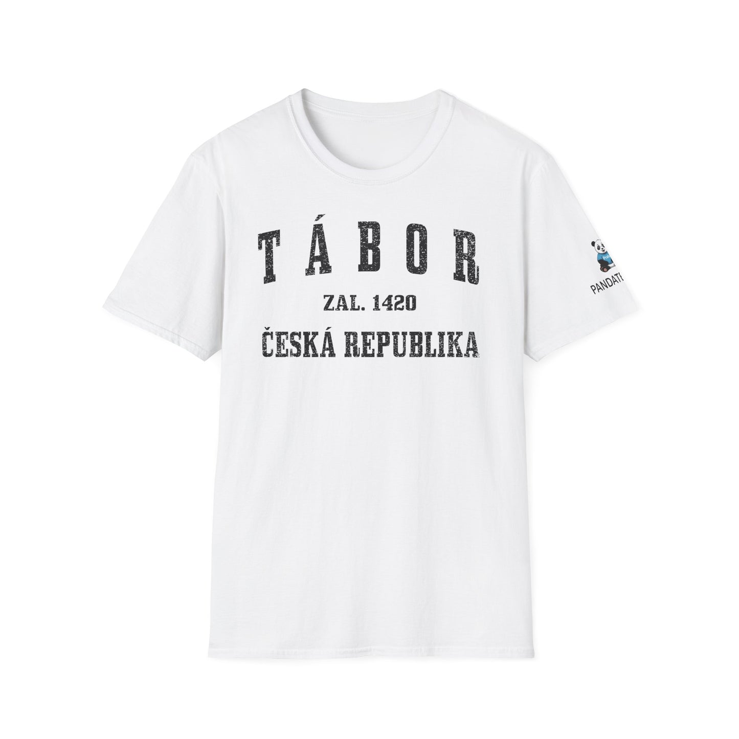 Tábor Česká republika, Vintage Design Tee, Unisex Graphic Shirt, Travel Souvenir Shirt, Gift for History Buffs