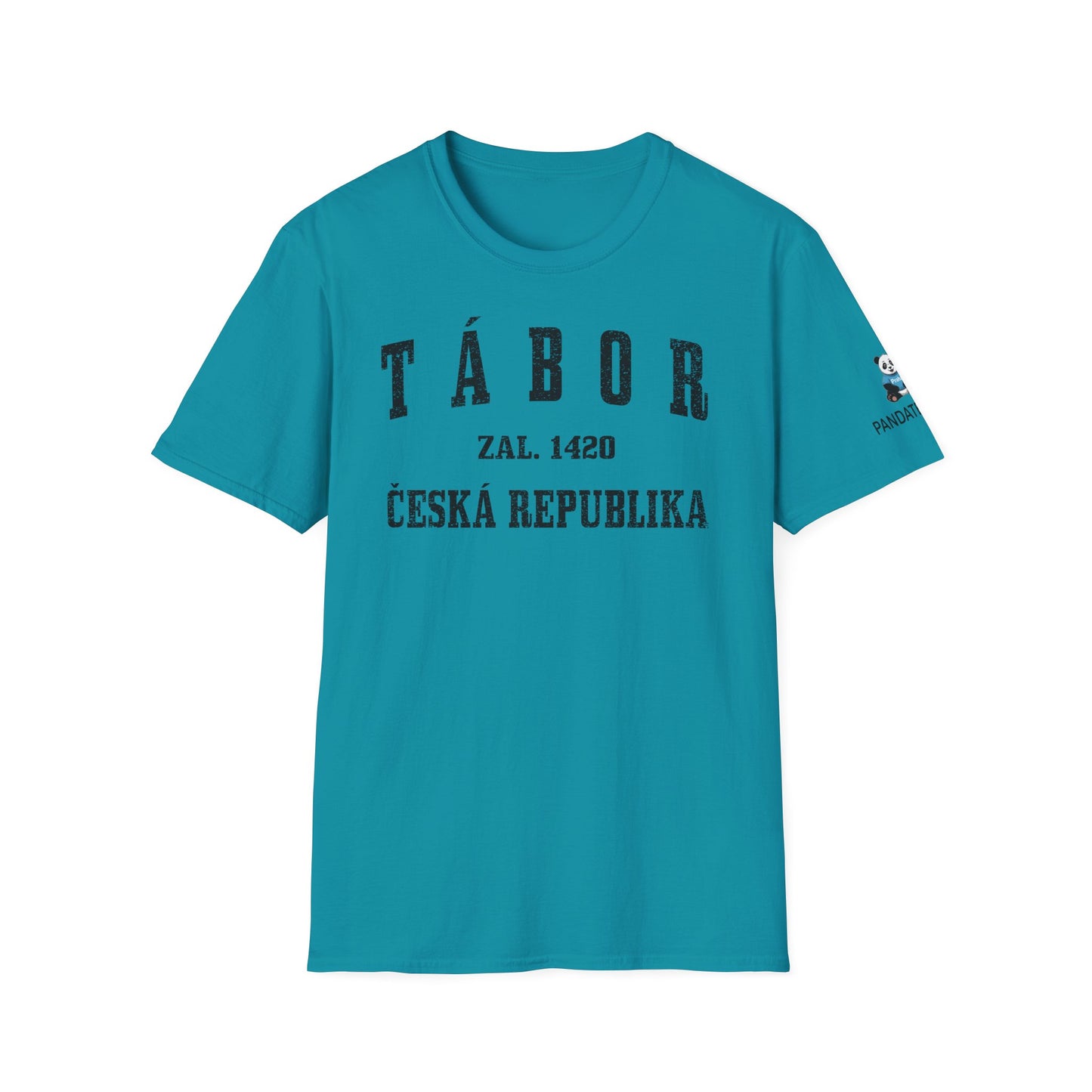 Tábor Česká republika, Vintage Design Tee, Unisex Graphic Shirt, Travel Souvenir Shirt, Gift for History Buffs