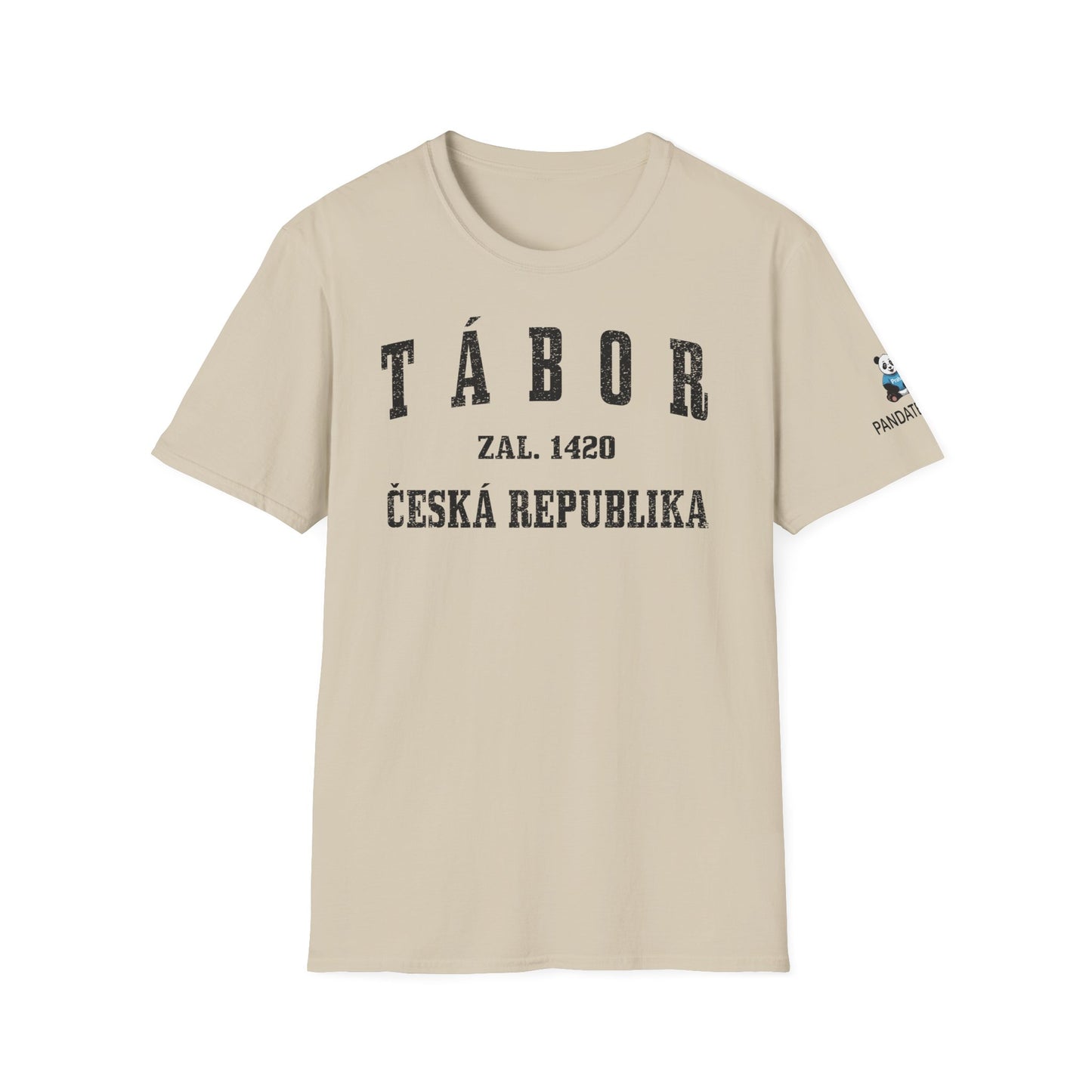 Tábor Česká republika, Vintage Design Tee, Unisex Graphic Shirt, Travel Souvenir Shirt, Gift for History Buffs