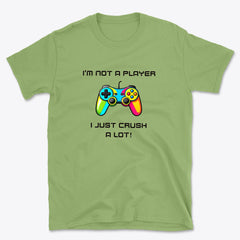 Gaming Controller Crush, Basic T-Shirt - Playful Gamer Statement Tee