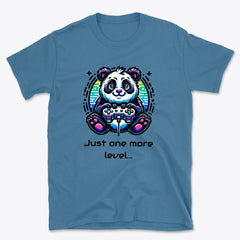 Panda Gamer Basic T-Shirt - Playful Cartoon Panda with Game Controller Design