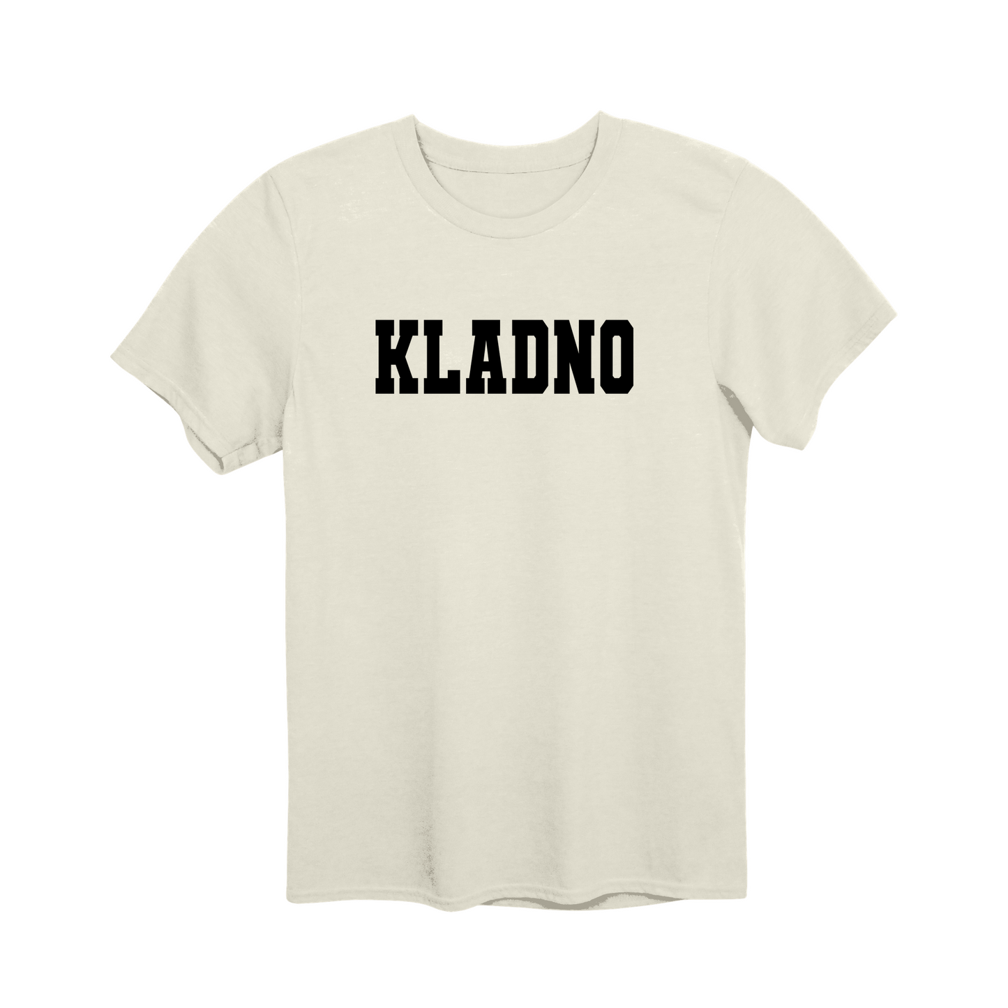 Kladno město, černé klasická linie unisex tričko | PandaTees