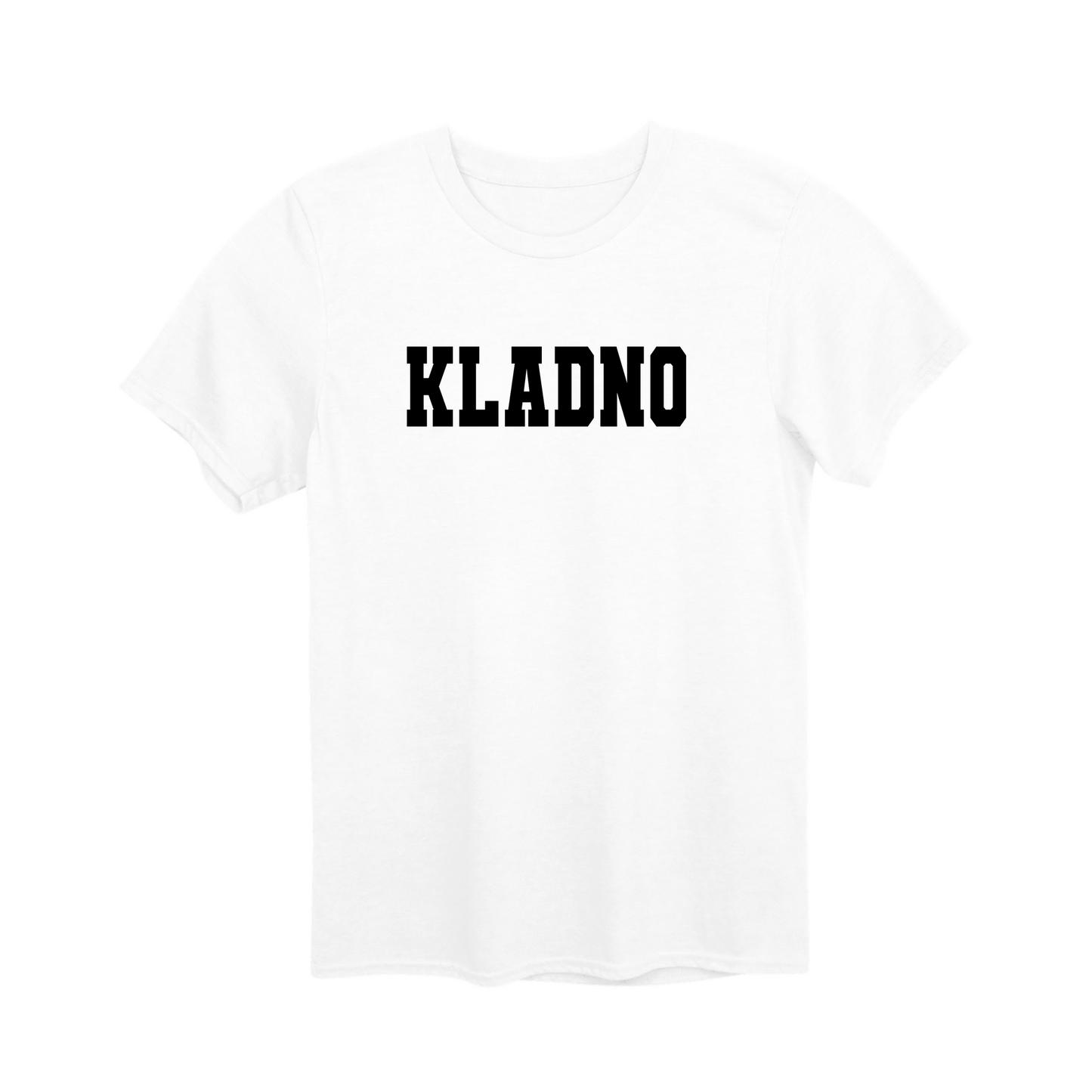 Kladno město, černé klasická linie unisex tričko | PandaTees
