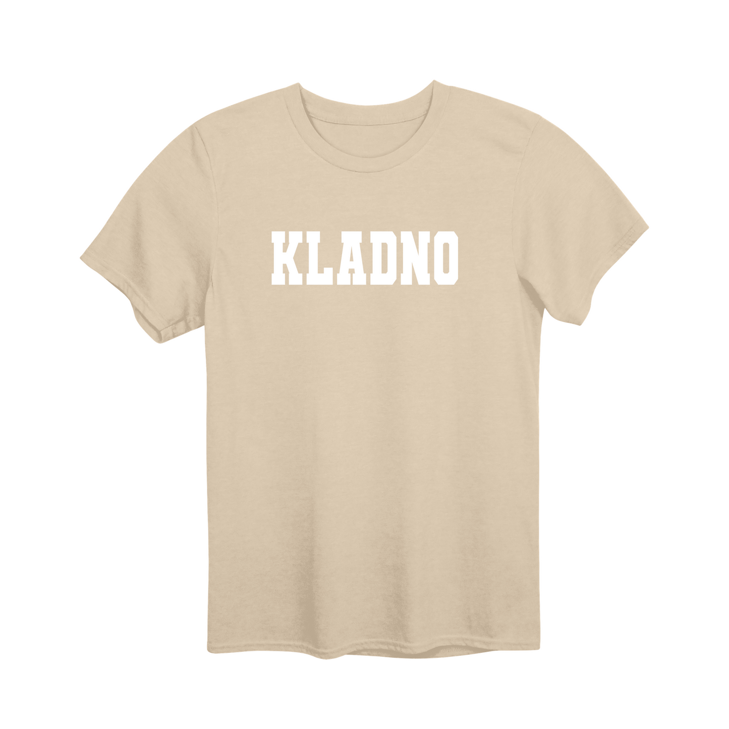 Kladno město, bílé klasická linie unisex tričko | PandaTees