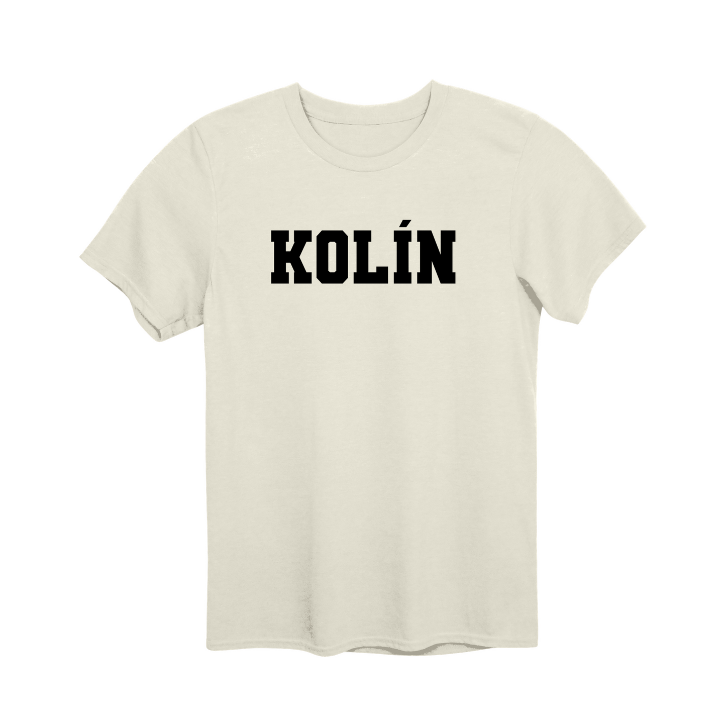 Kolín město, černé klasická linie unisex tričko | PandaTees