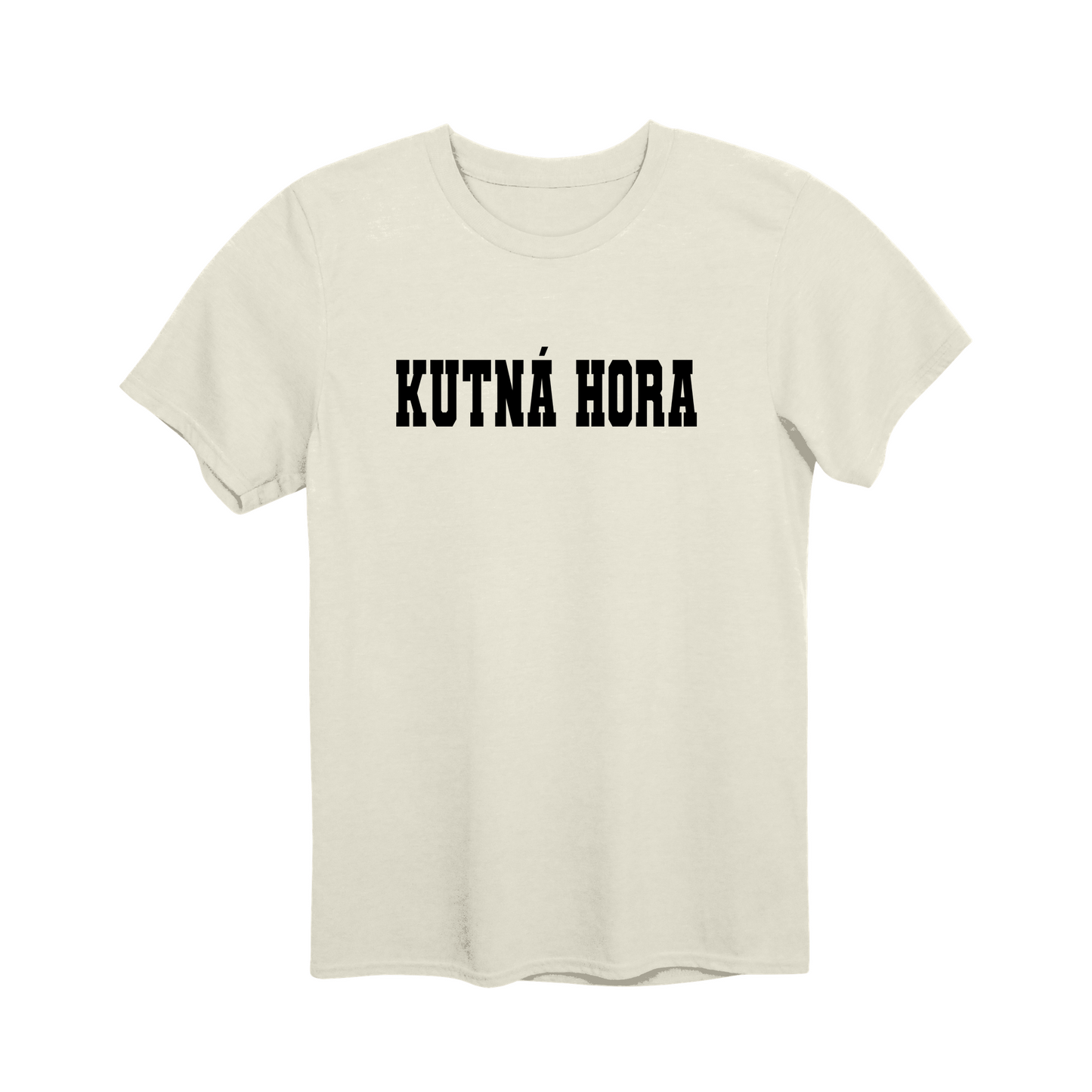 Kutná Hora město, černé klasická linie unisex tričko | PandaTees