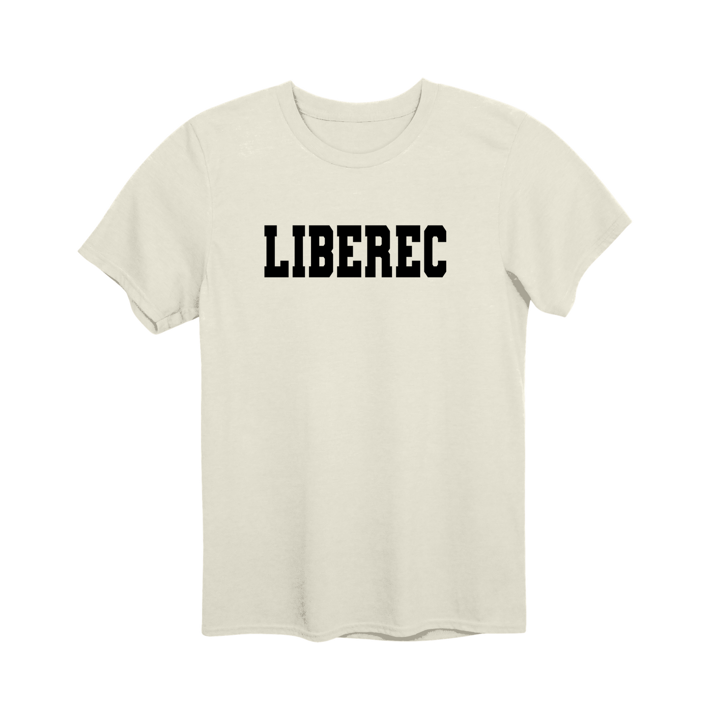 Liberec město, černé klasická linie unisex tričko | PandaTees