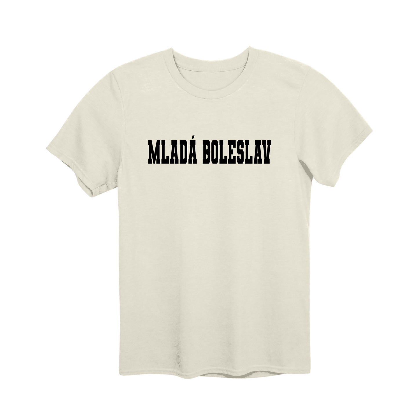 Mladá Boleslav město, černé klasická linie unisex tričko | PandaTees