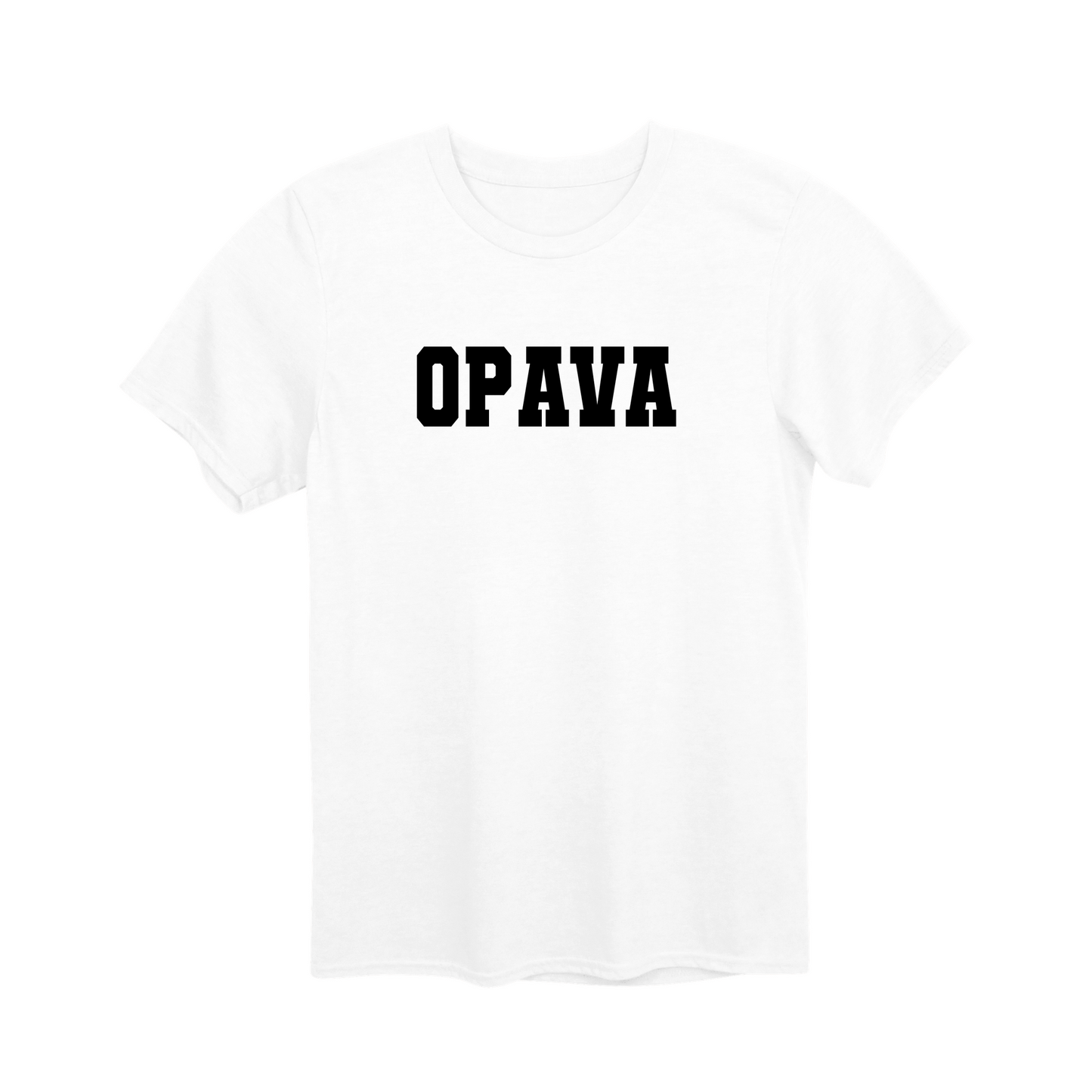 Opava město, černé klasická linie unisex tričko | PandaTees