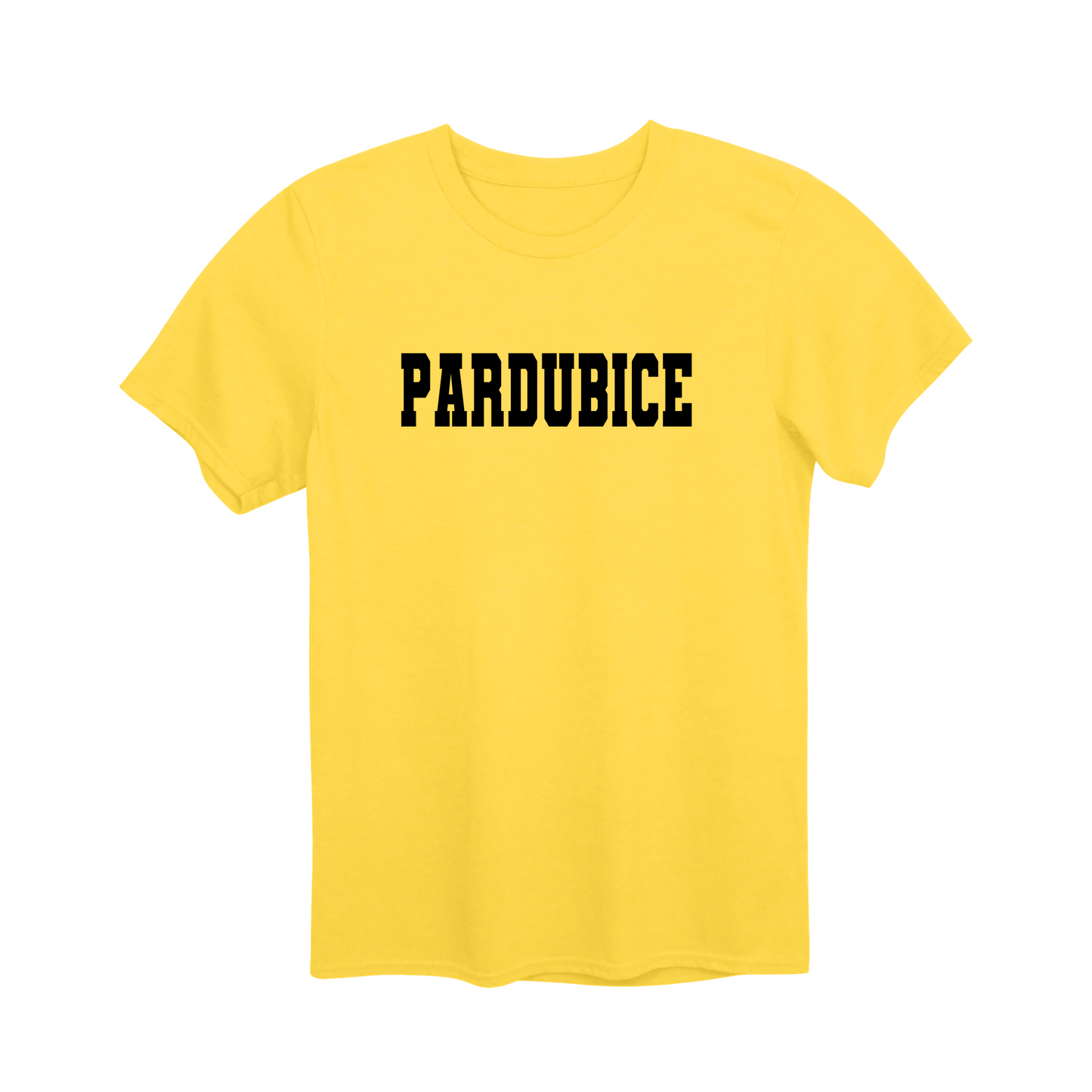 Pardubice město, černé klasická linie unisex tričko | PandaTees