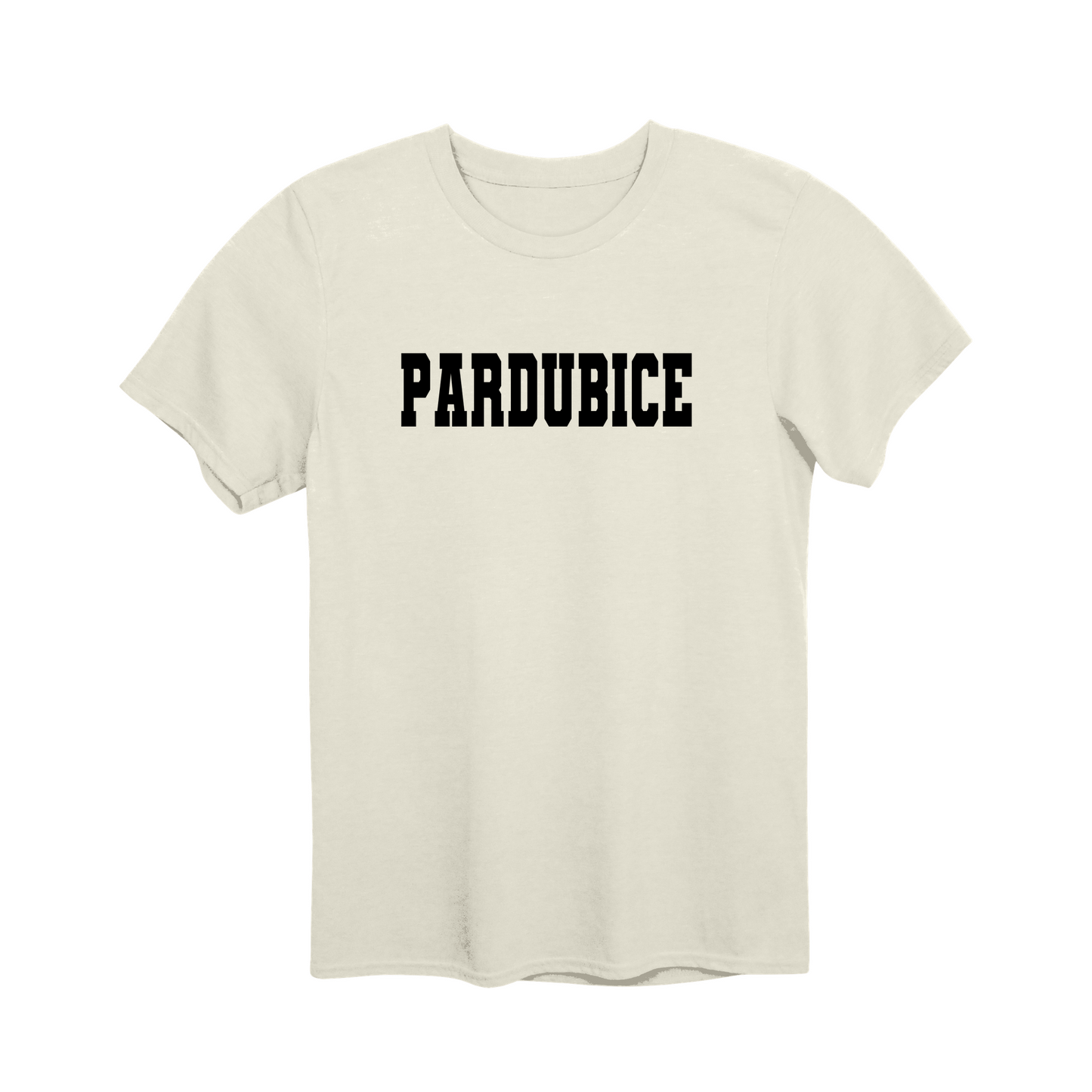 Pardubice město, černé klasická linie unisex tričko | PandaTees