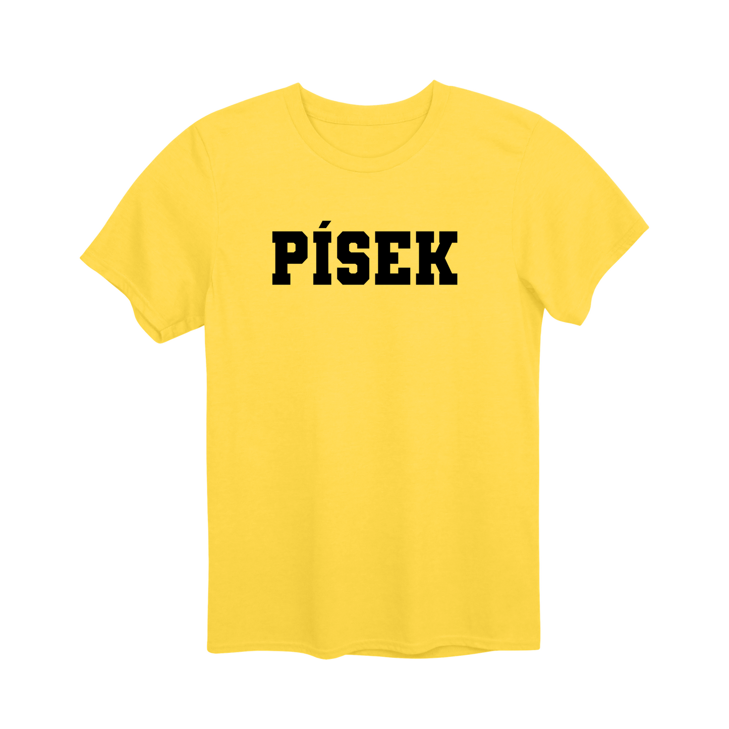 Písek město, černé klasická linie unisex tričko | PandaTees