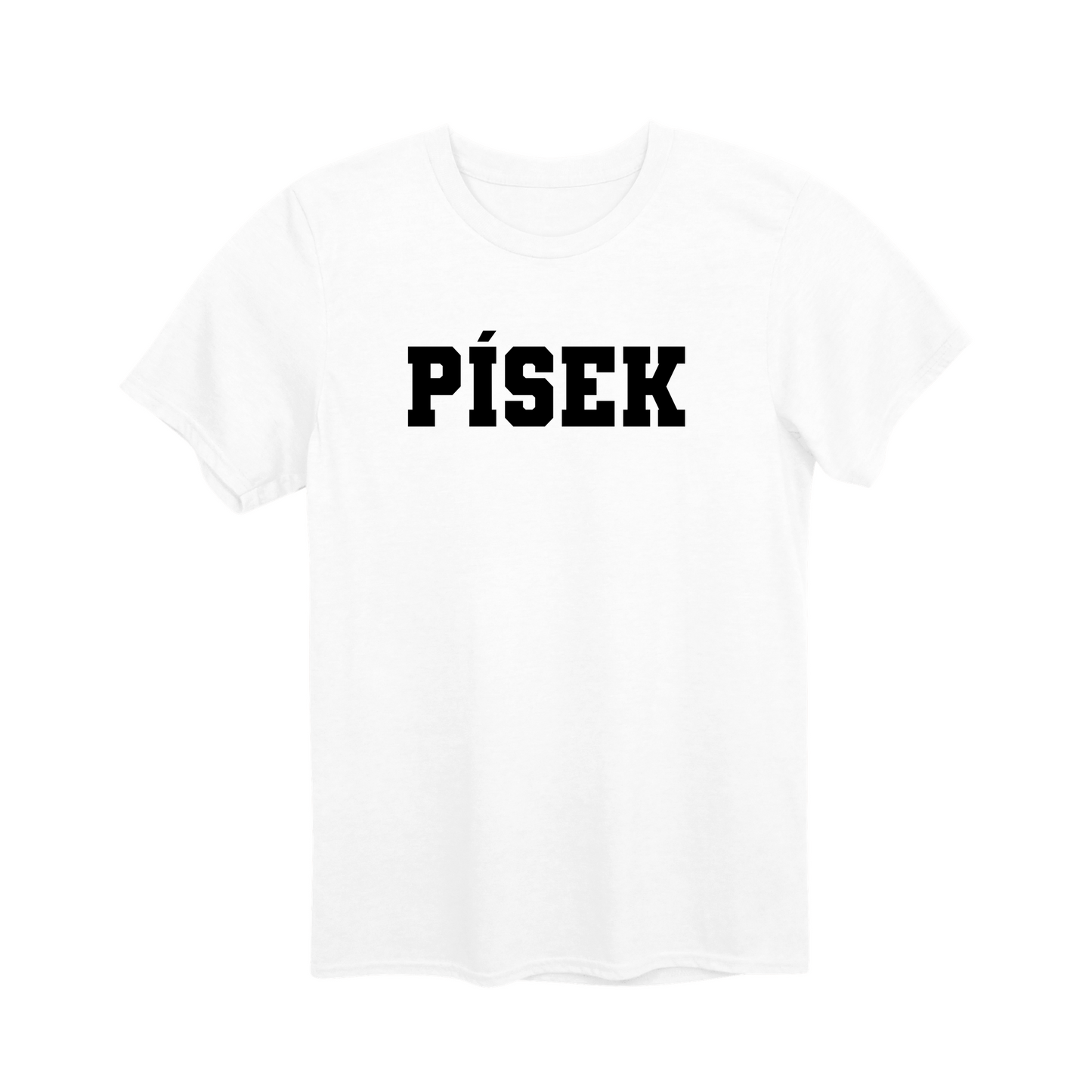 Písek město, černé klasická linie unisex tričko | PandaTees