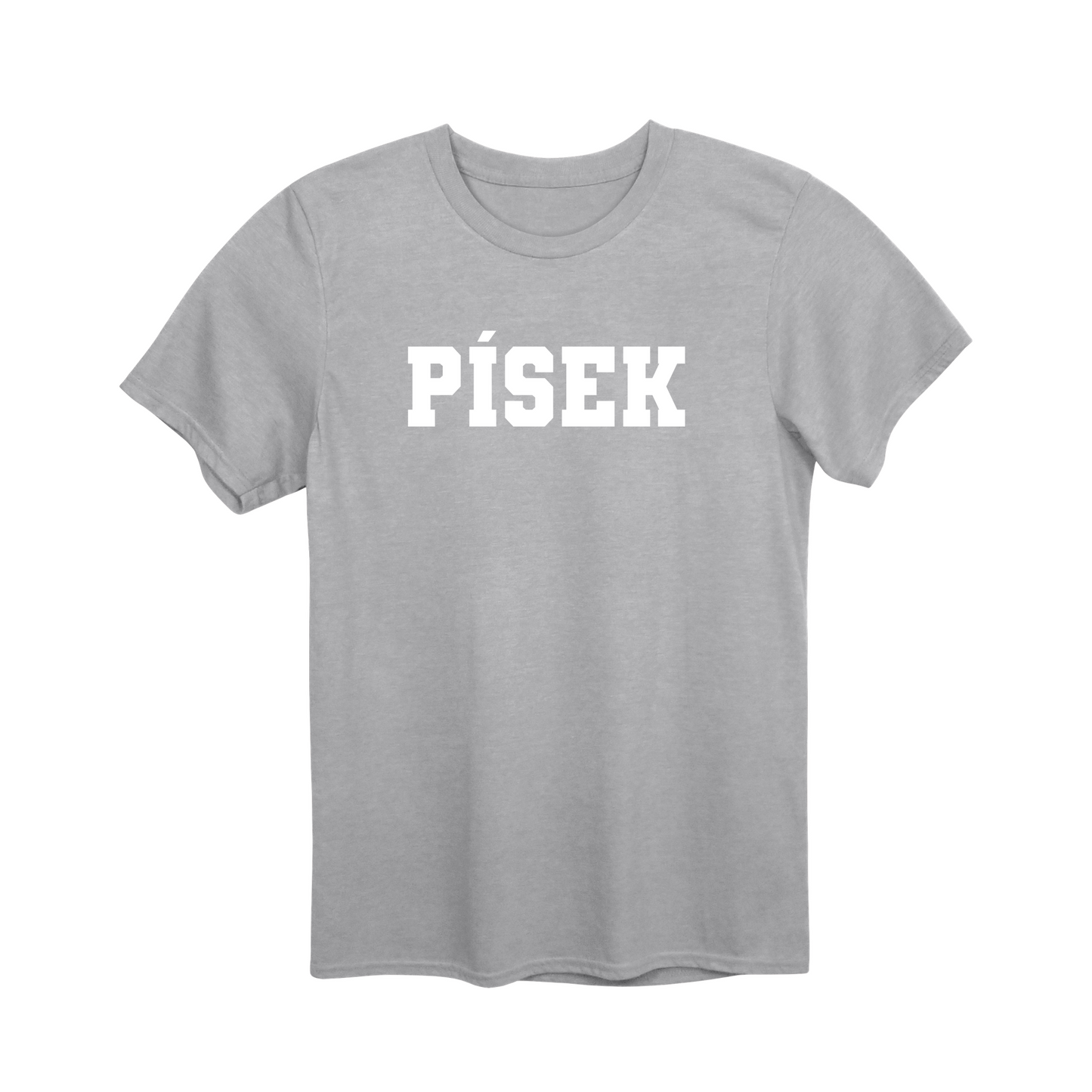 Písek město, bílé klasická linie unisex tričko | PandaTees
