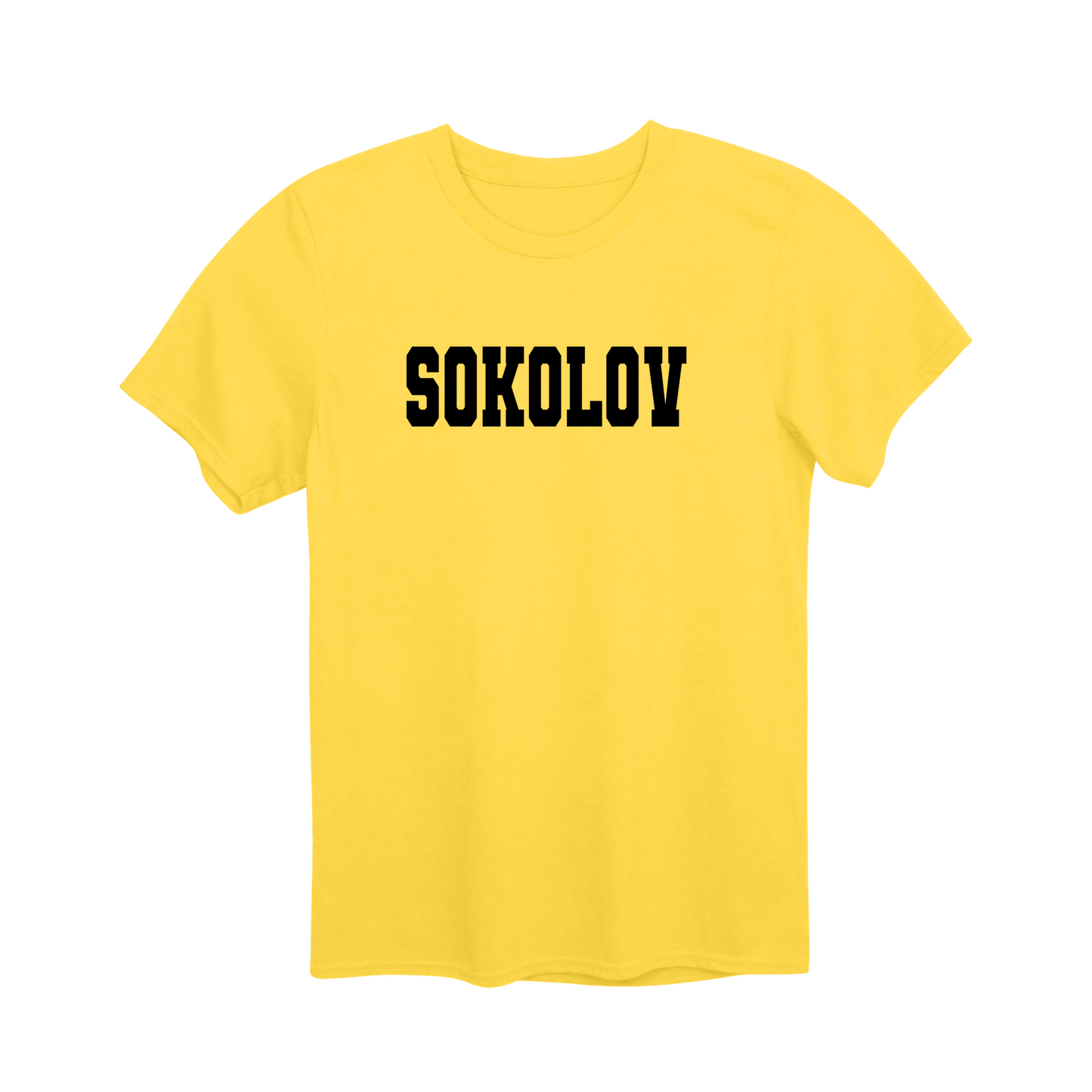 Sokolov město, černé klasická linie unisex tričko | PandaTees