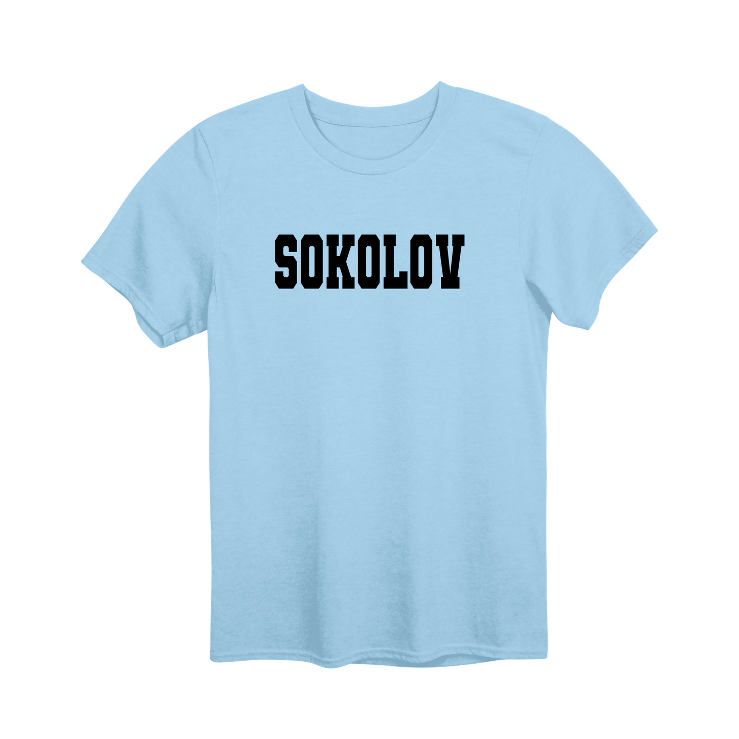 Sokolov město, černé klasická linie unisex tričko | PandaTees
