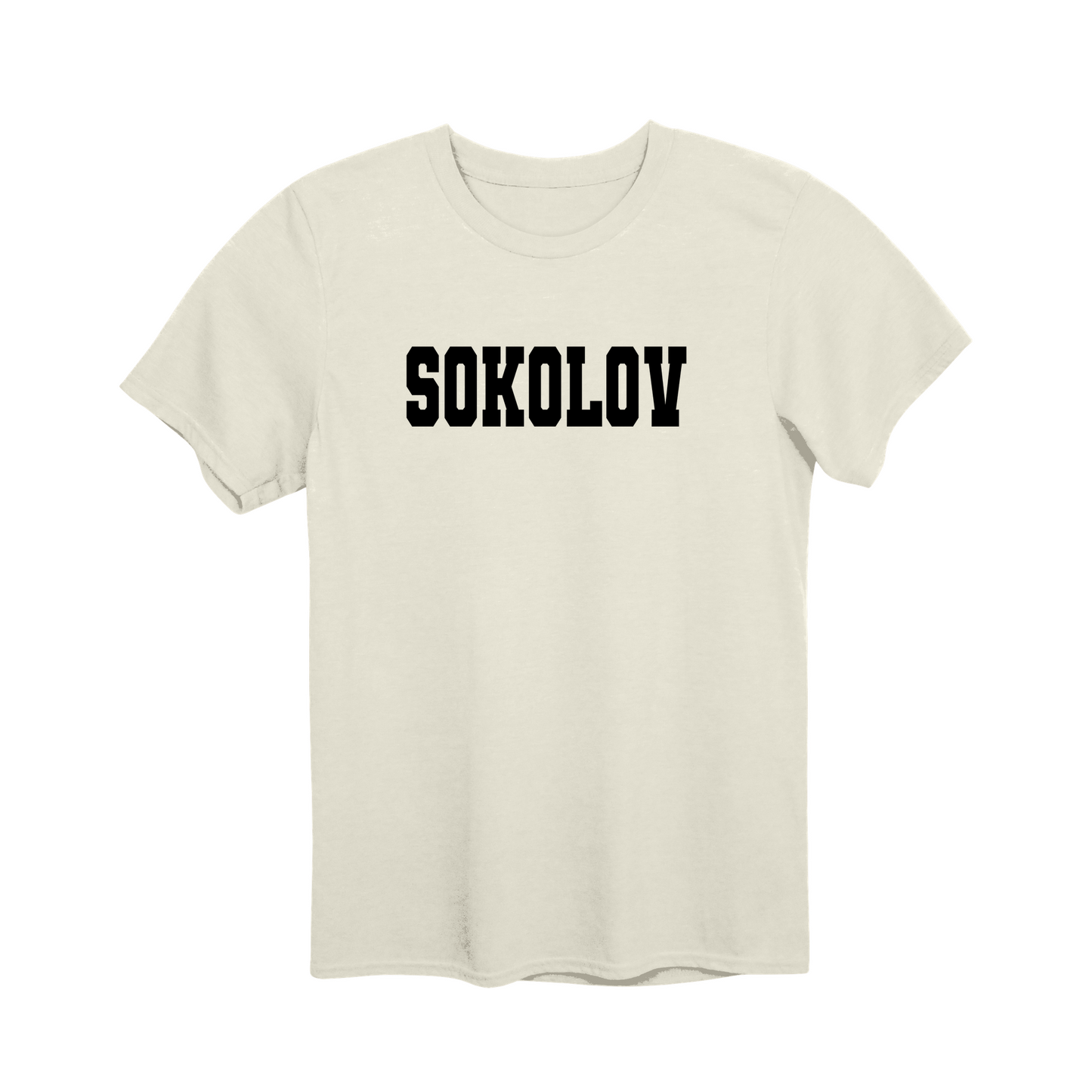 Sokolov město, černé klasická linie unisex tričko | PandaTees