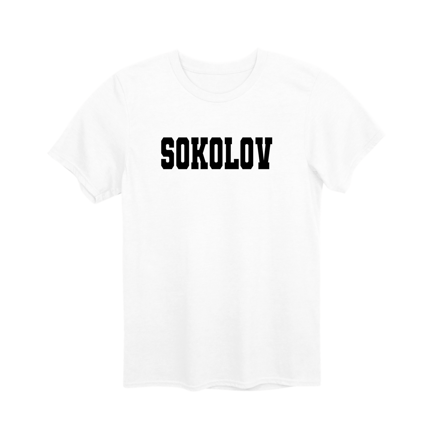Sokolov město, černé klasická linie unisex tričko | PandaTees