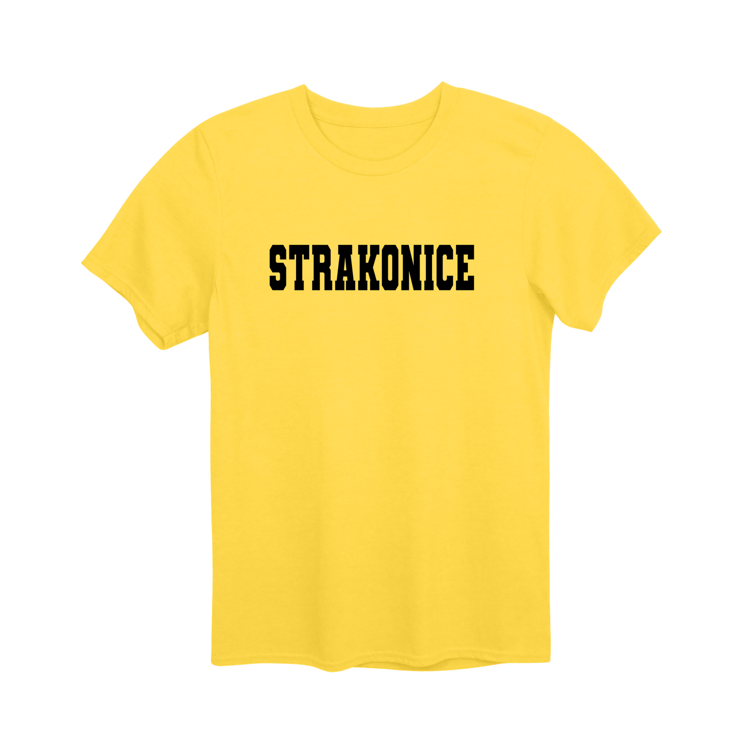 Strakonice město, černé klasická linie unisex tričko | PandaTees