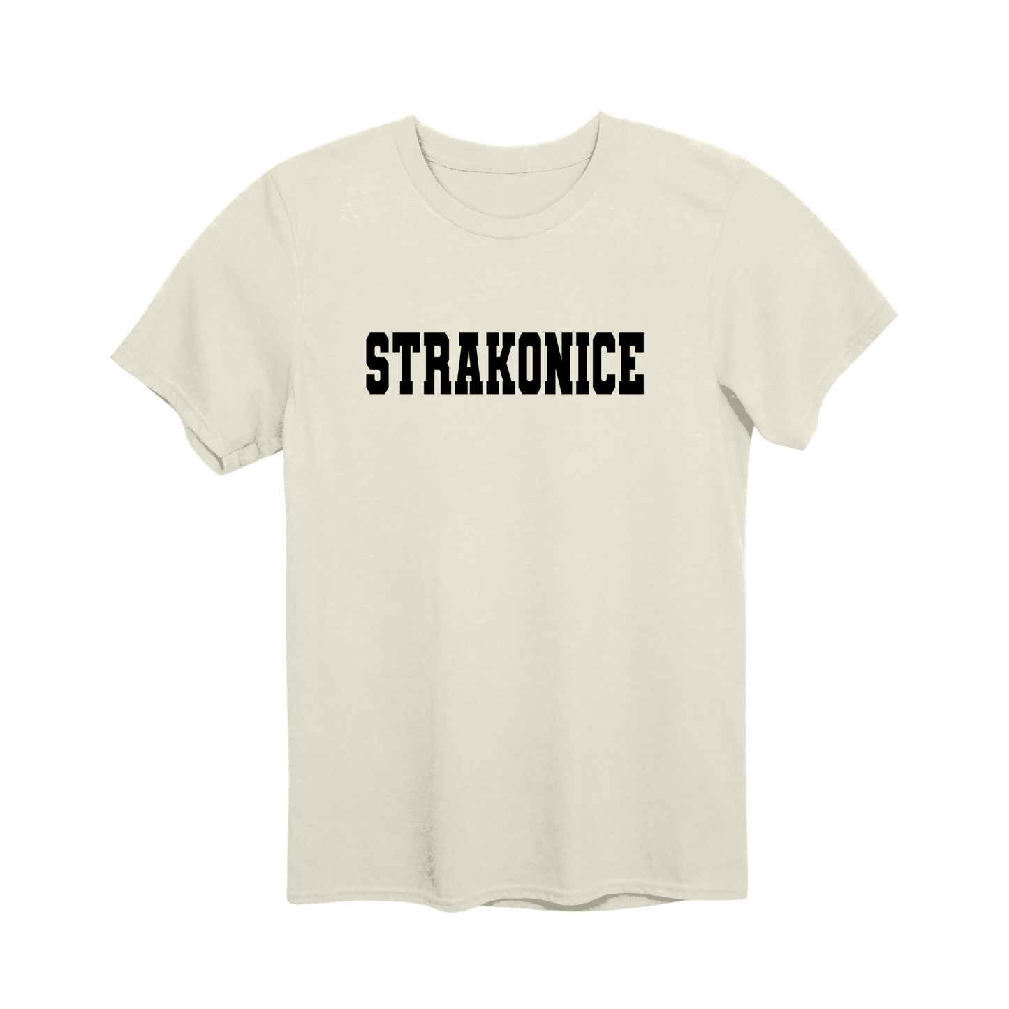 Strakonice město, černé klasická linie unisex tričko | PandaTees