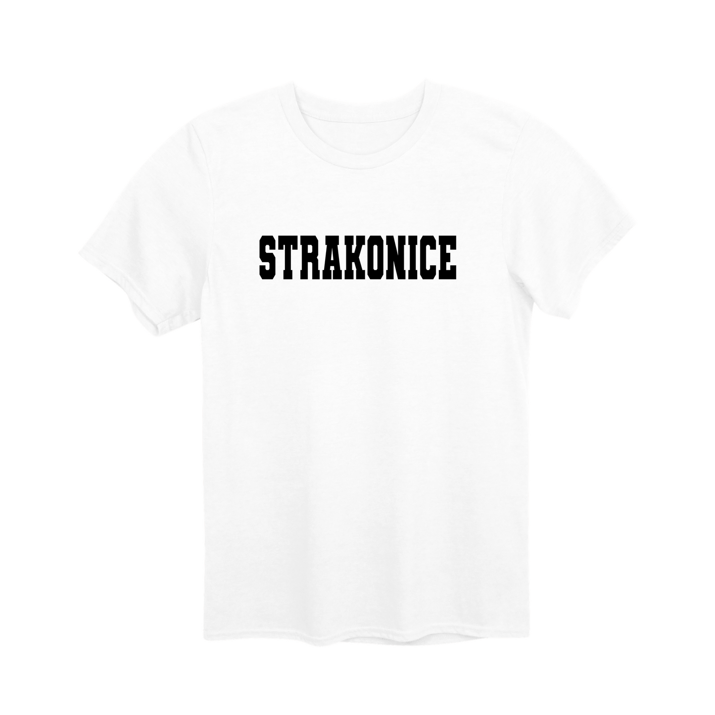 Strakonice město, černé klasická linie unisex tričko | PandaTees