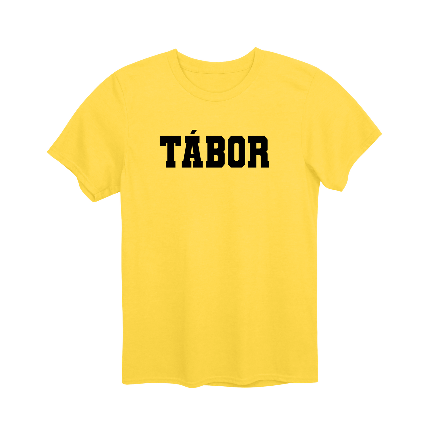 Tábor město, černé klasická linie unisex tričko | PandaTees