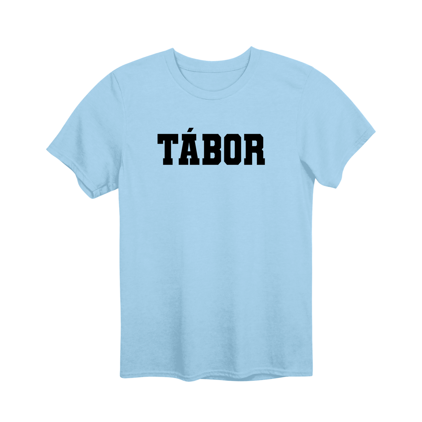 Tábor město, černé klasická linie unisex tričko | PandaTees