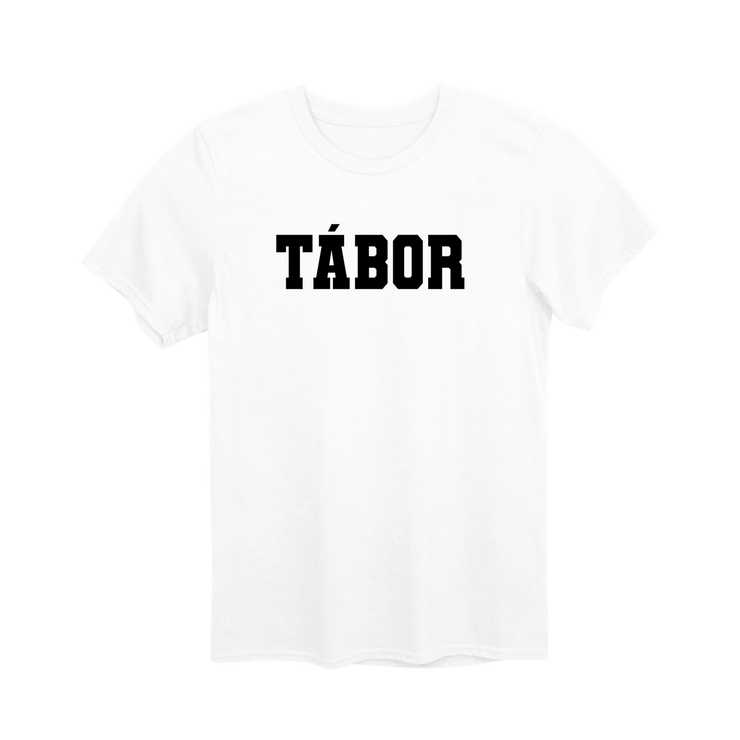 Tábor město, černé klasická linie unisex tričko | PandaTees