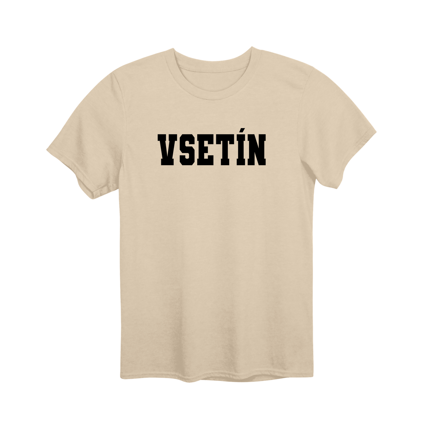 Vsetín město, černé klasická linie unisex tričko | PandaTees