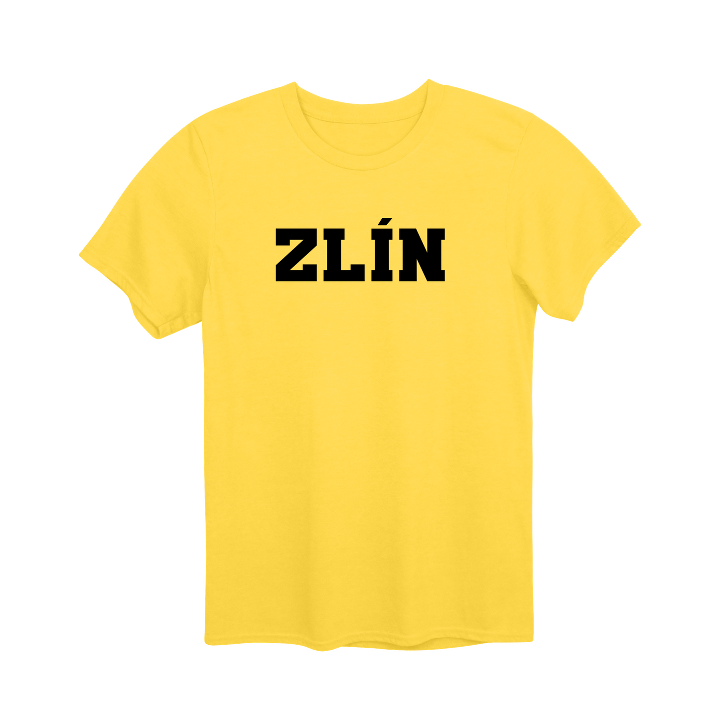 Zlín město, černé klasická linie unisex tričko | PandaTees