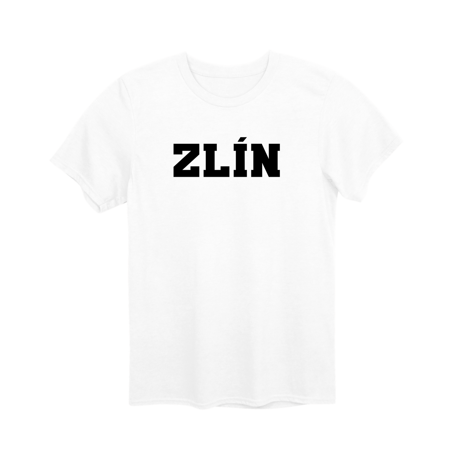 Zlín město, černé klasická linie unisex tričko | PandaTees