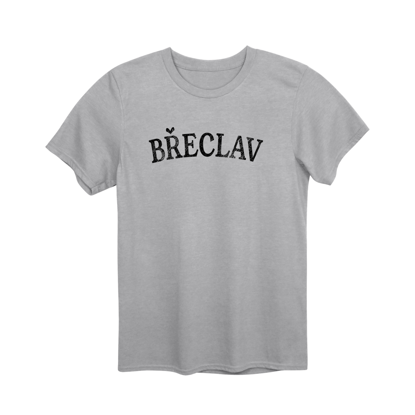 Břeclav město, černé klasický oblouk unisex tričko | PandaTees