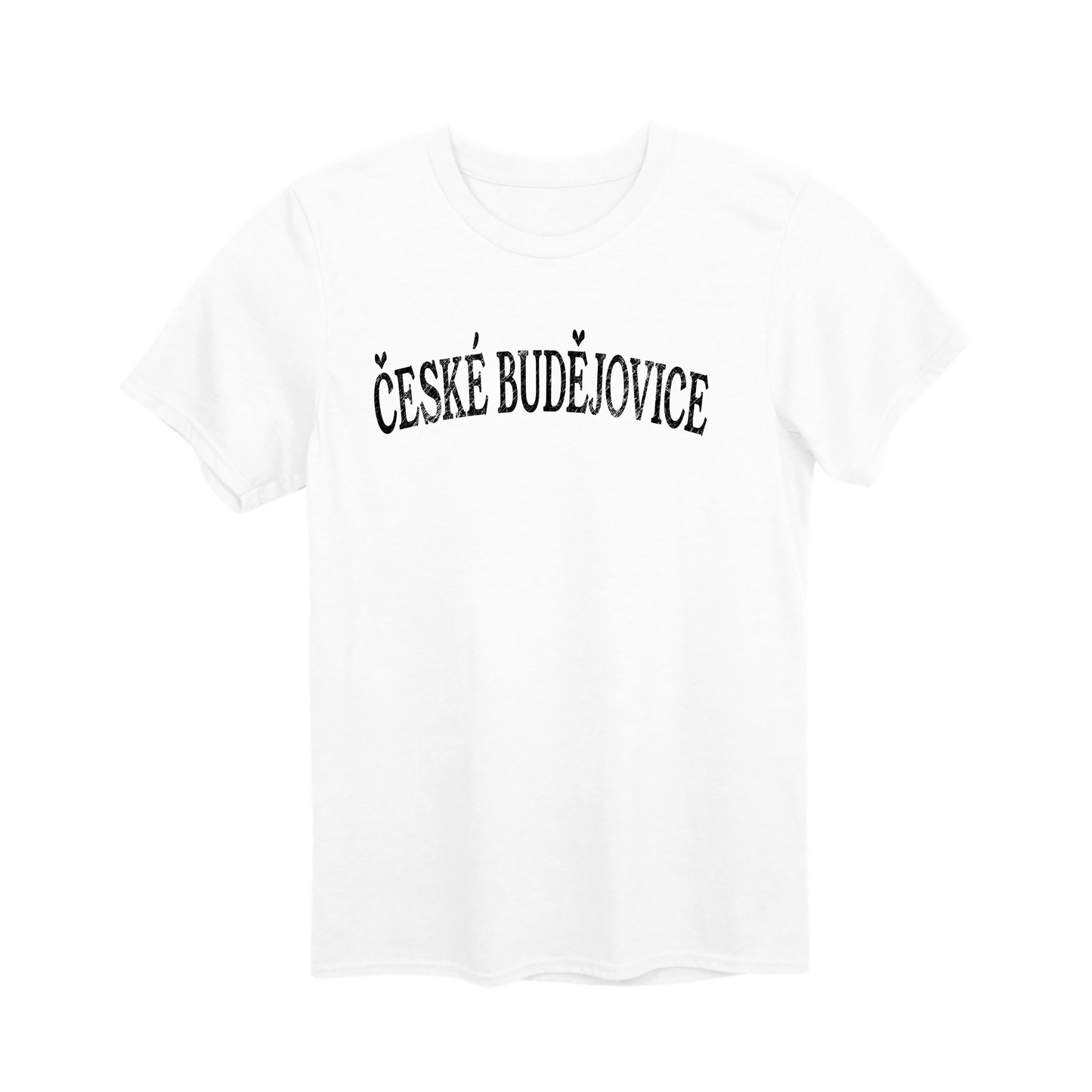 České Budějovice město, černé klasický oblouk unisex tričko | PandaTees