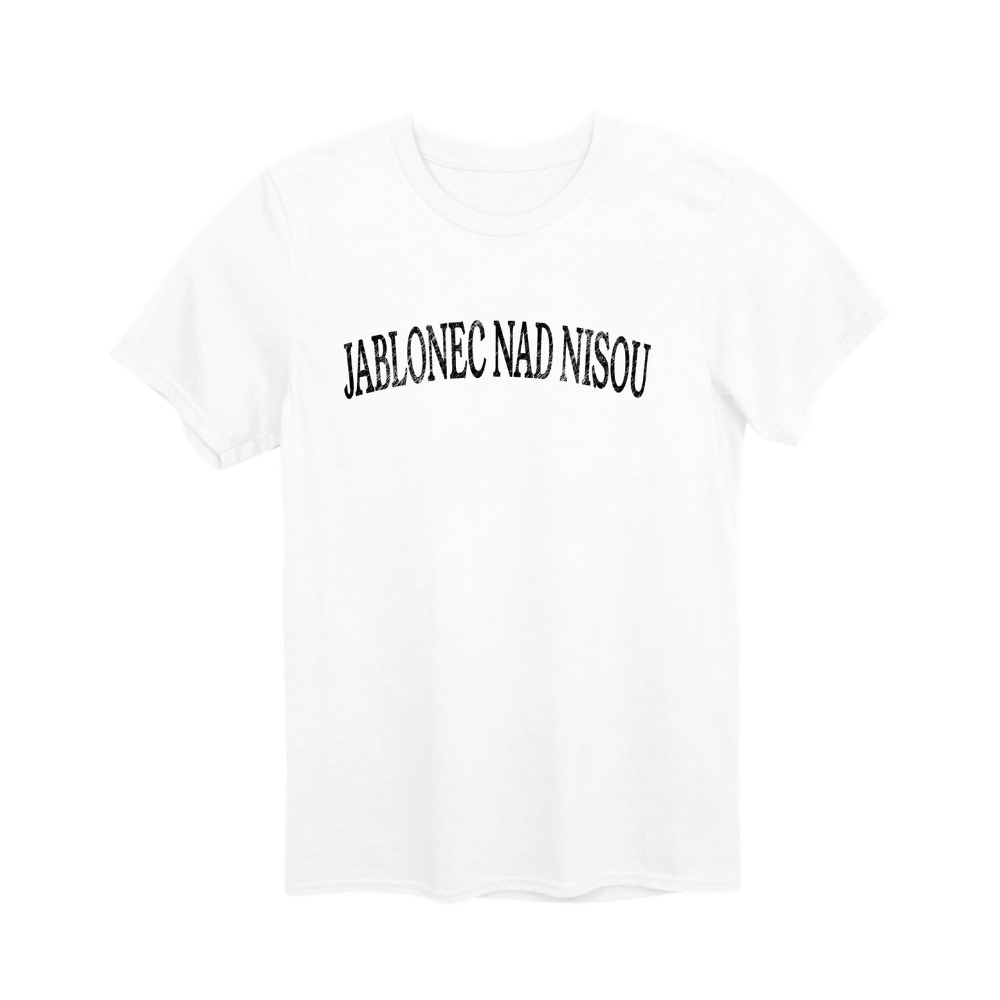 Jablonec nad Nisou město, černé klasický oblouk unisex tričko | PandaTees