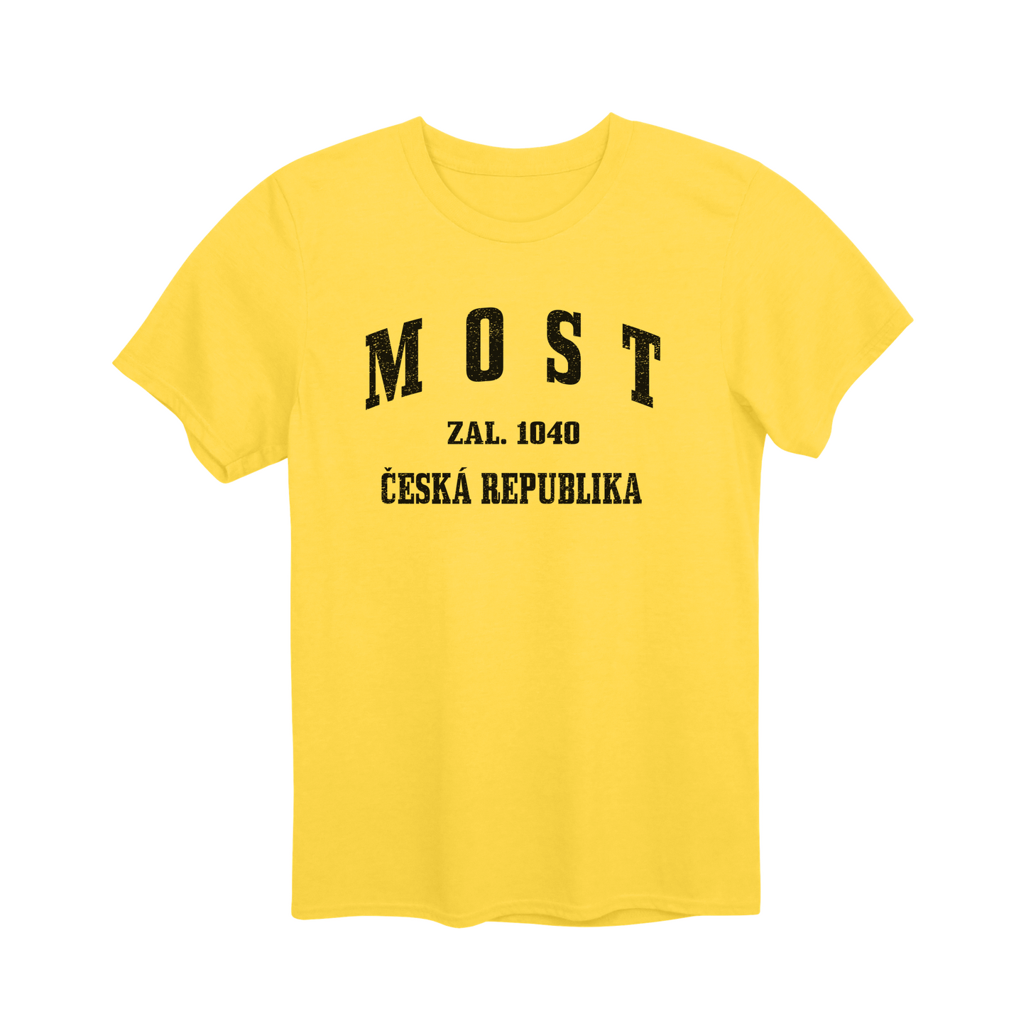 Most město, černé klasicky založený unisex tričko | PandaTees