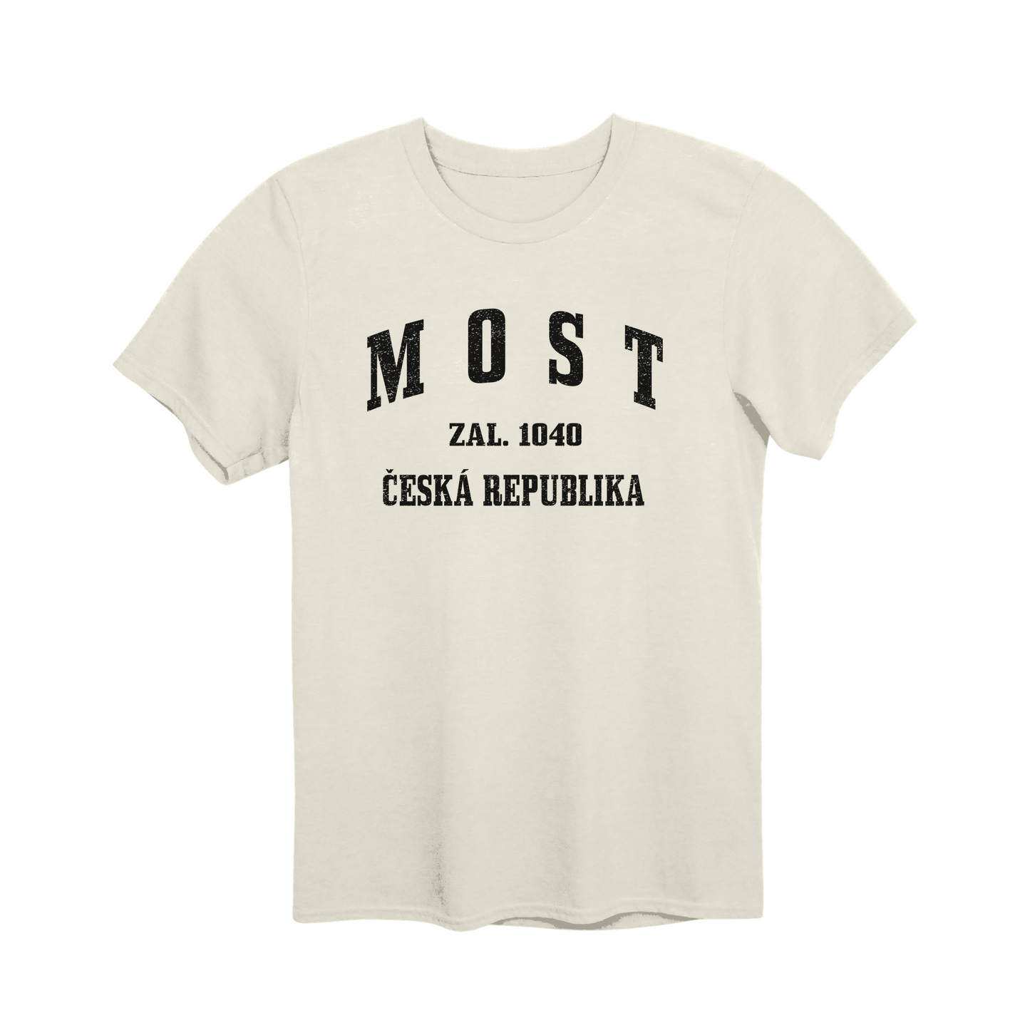 Most město, černé klasicky založený unisex tričko | PandaTees