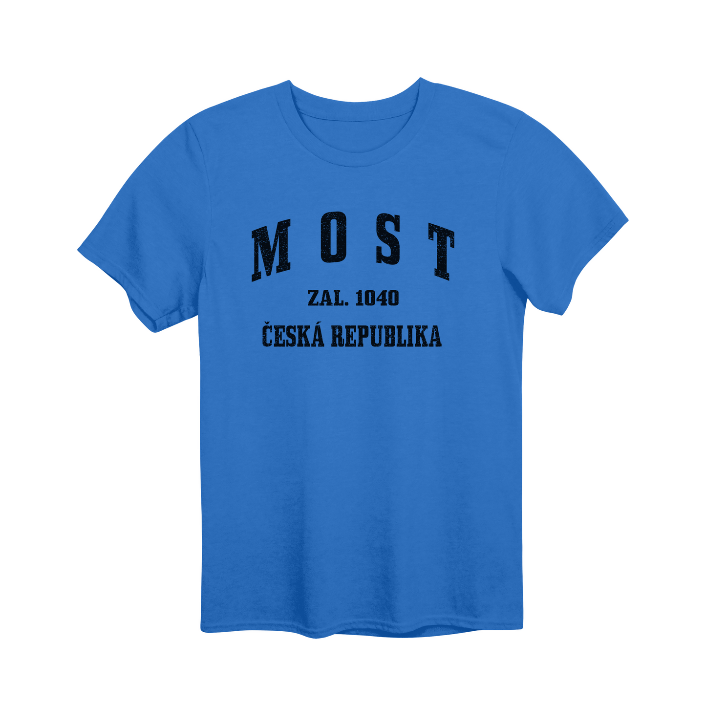 Most město, černé klasicky založený unisex tričko | PandaTees