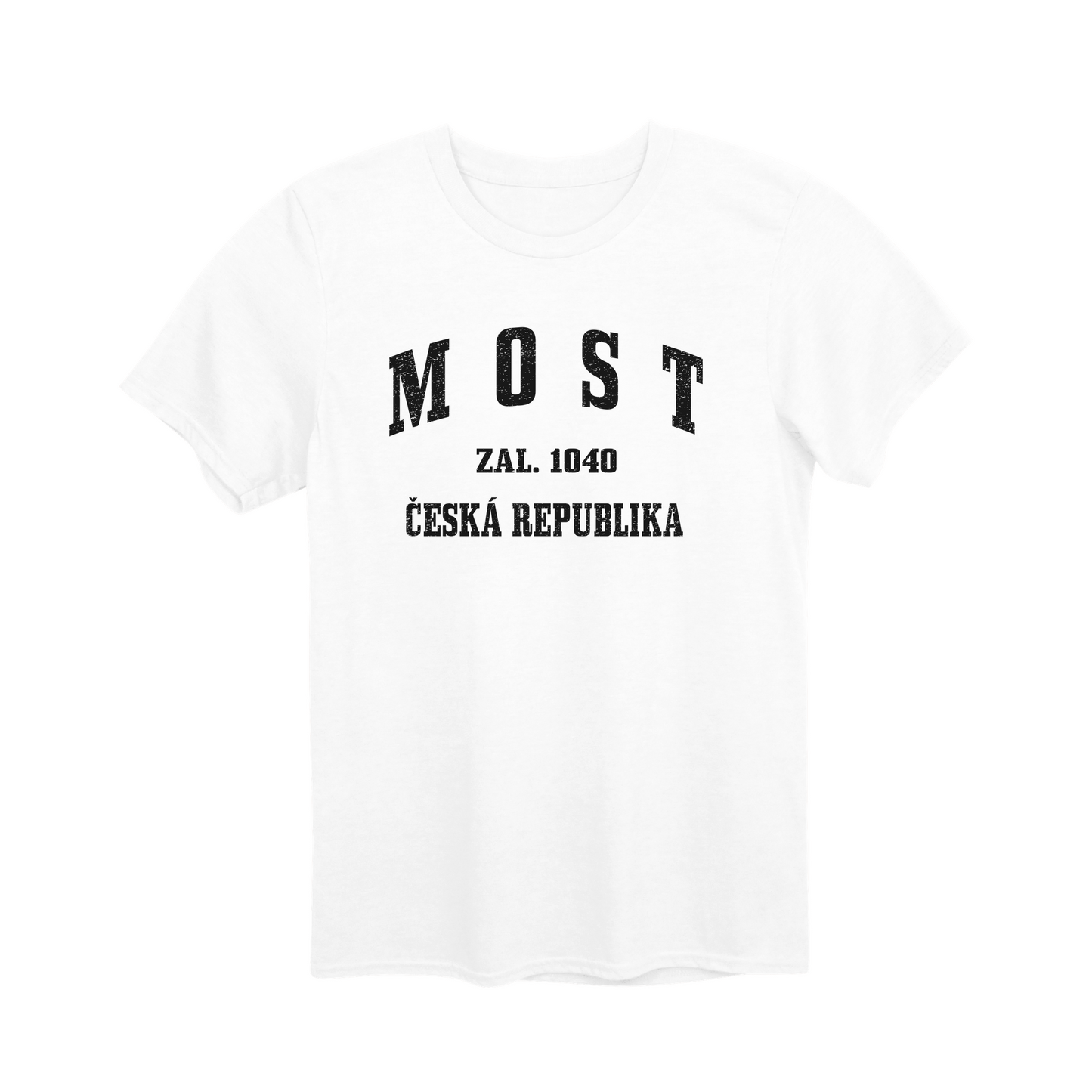 Most město, černé klasicky založený unisex tričko | PandaTees