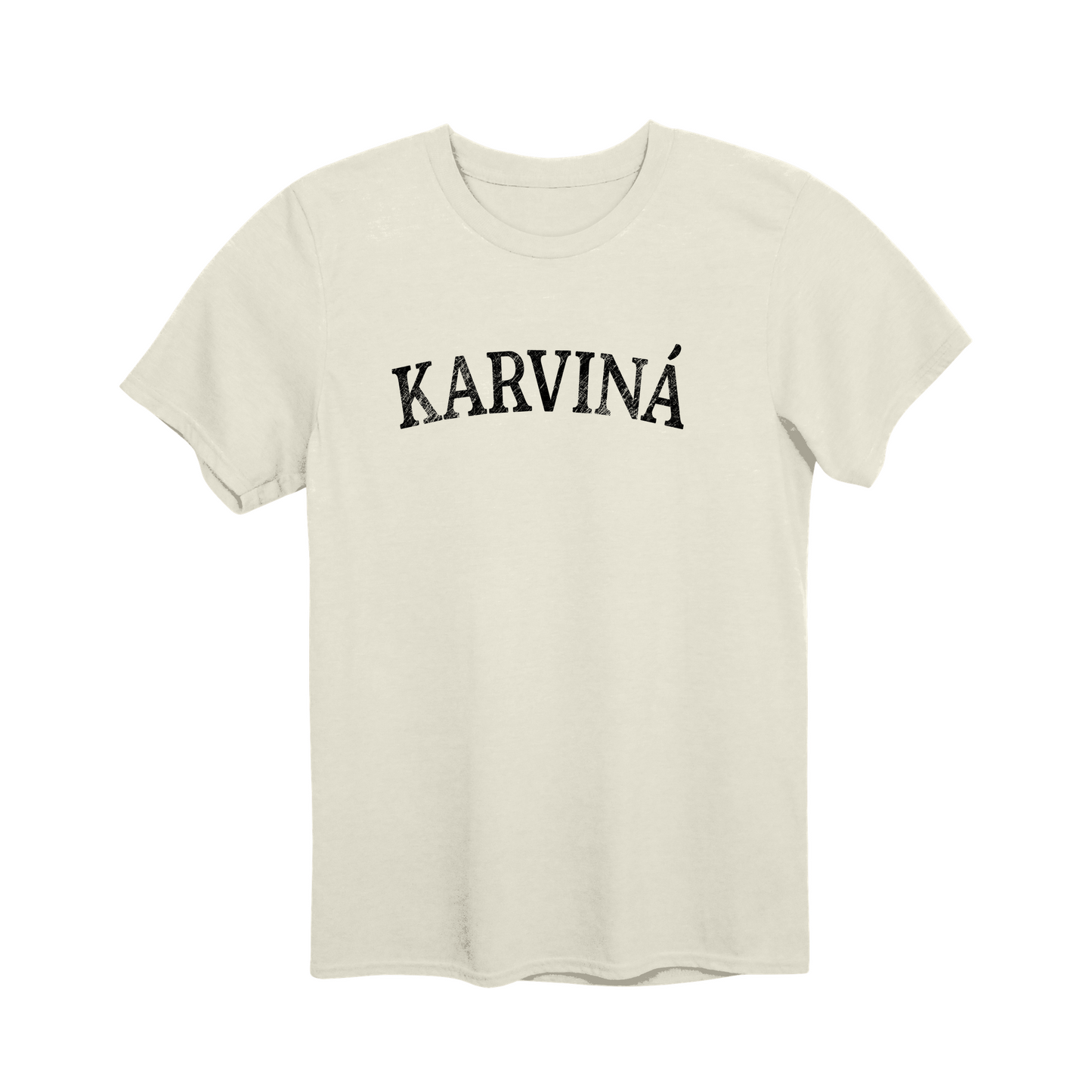 Karviná město, černé klasický oblouk unisex tričko | PandaTees