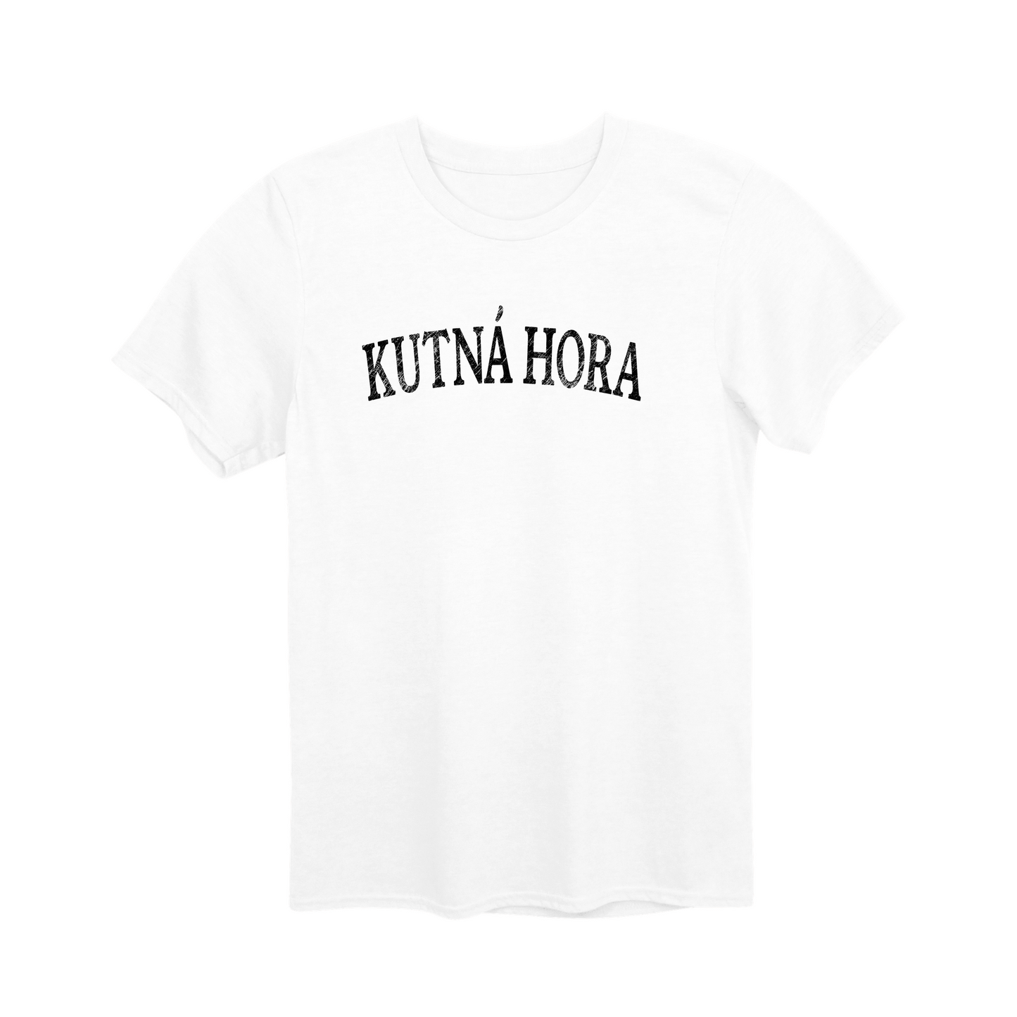 Kutná Hora město, černé klasický oblouk unisex tričko | PandaTees