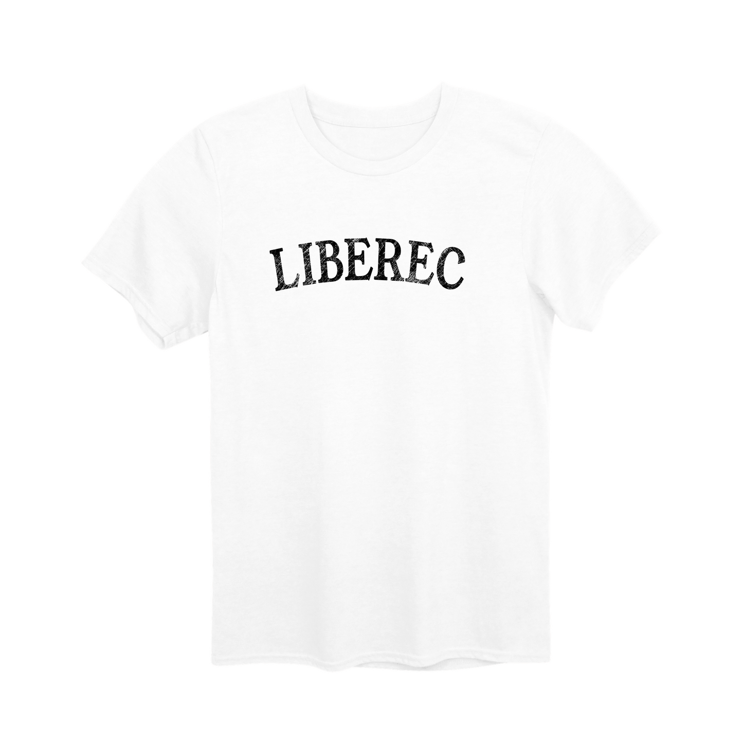 Liberec město, černé klasický oblouk unisex tričko | PandaTees