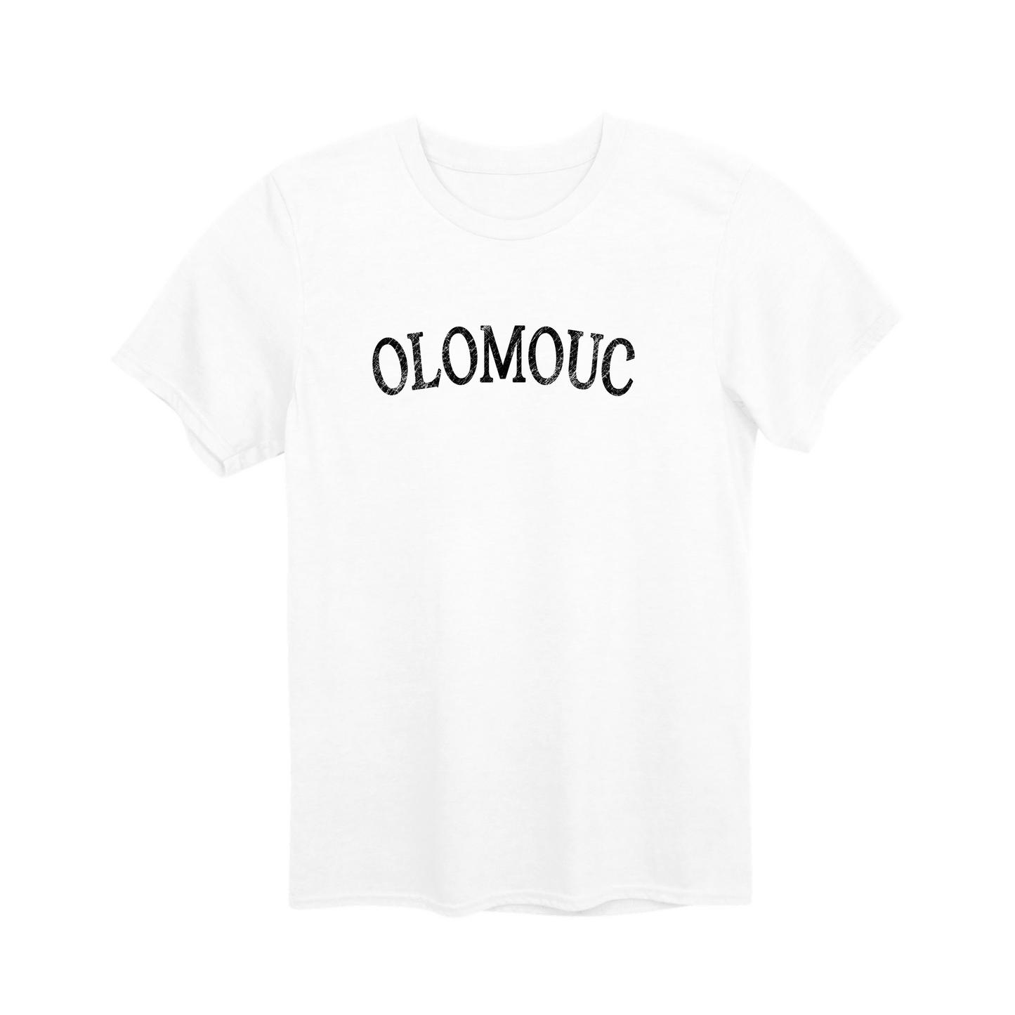 Olomouc město, černé klasický oblouk unisex tričko | PandaTees