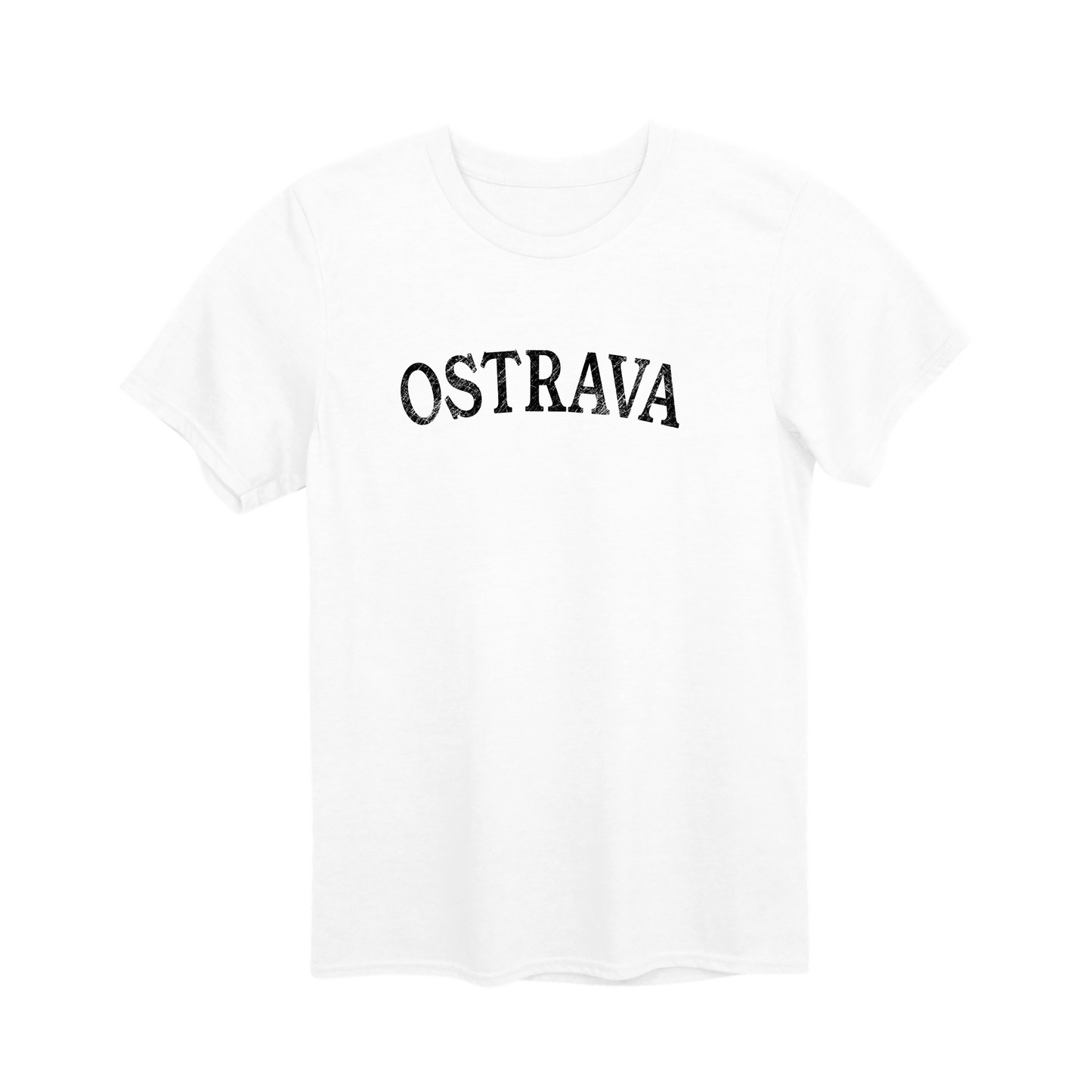 Ostrava město, černé klasický oblouk unisex tričko | PandaTees