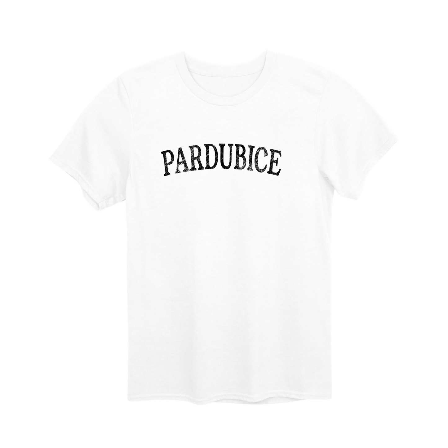 Pardubice město, černé klasický oblouk unisex tričko | PandaTees