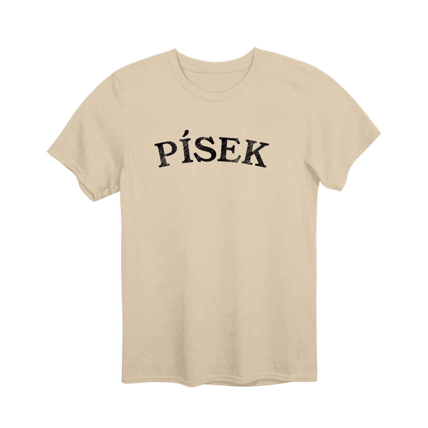 Písek město, černé klasický oblouk unisex tričko | PandaTees