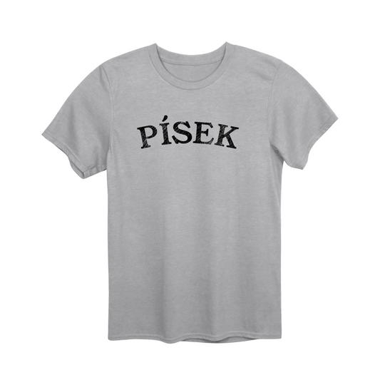 Písek město, černé klasický oblouk unisex tričko | PandaTees