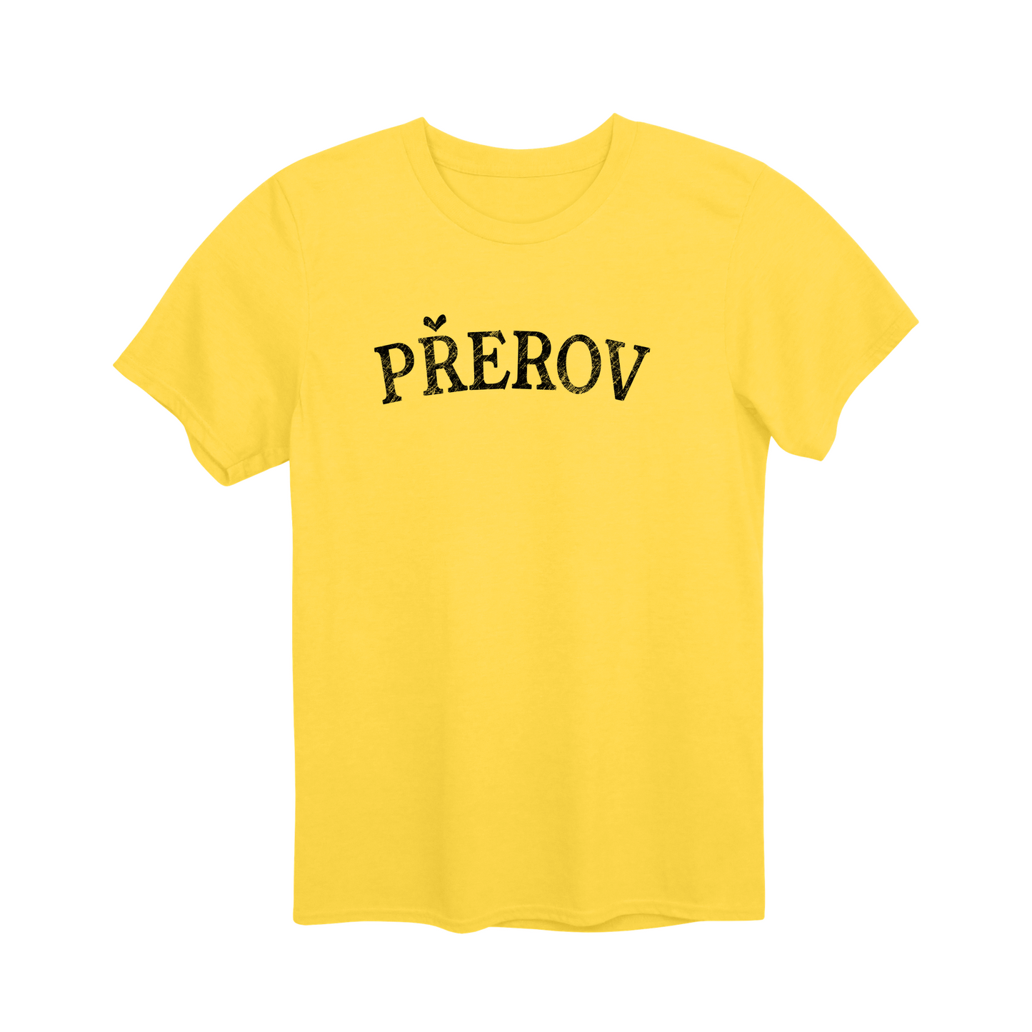 Přerov město, černé klasický oblouk unisex tričko | PandaTees