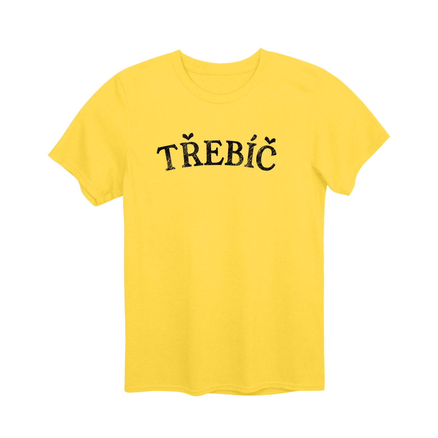 Třebíč město, černé klasický oblouk unisex tričko | PandaTees